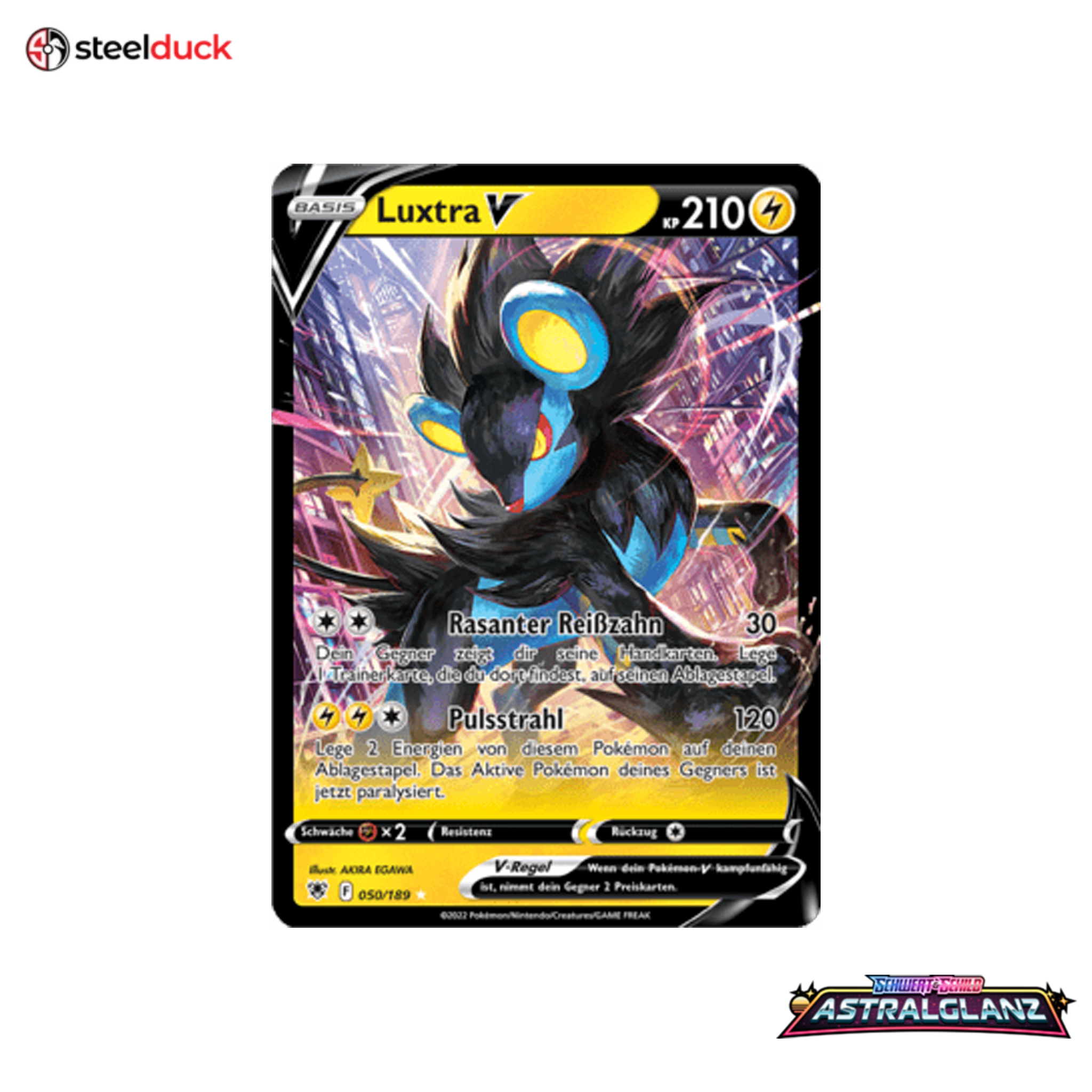 Luxtra V (050/189) Astralglanz - Holo Rare V - Kaufen bei steelduck TCG ...