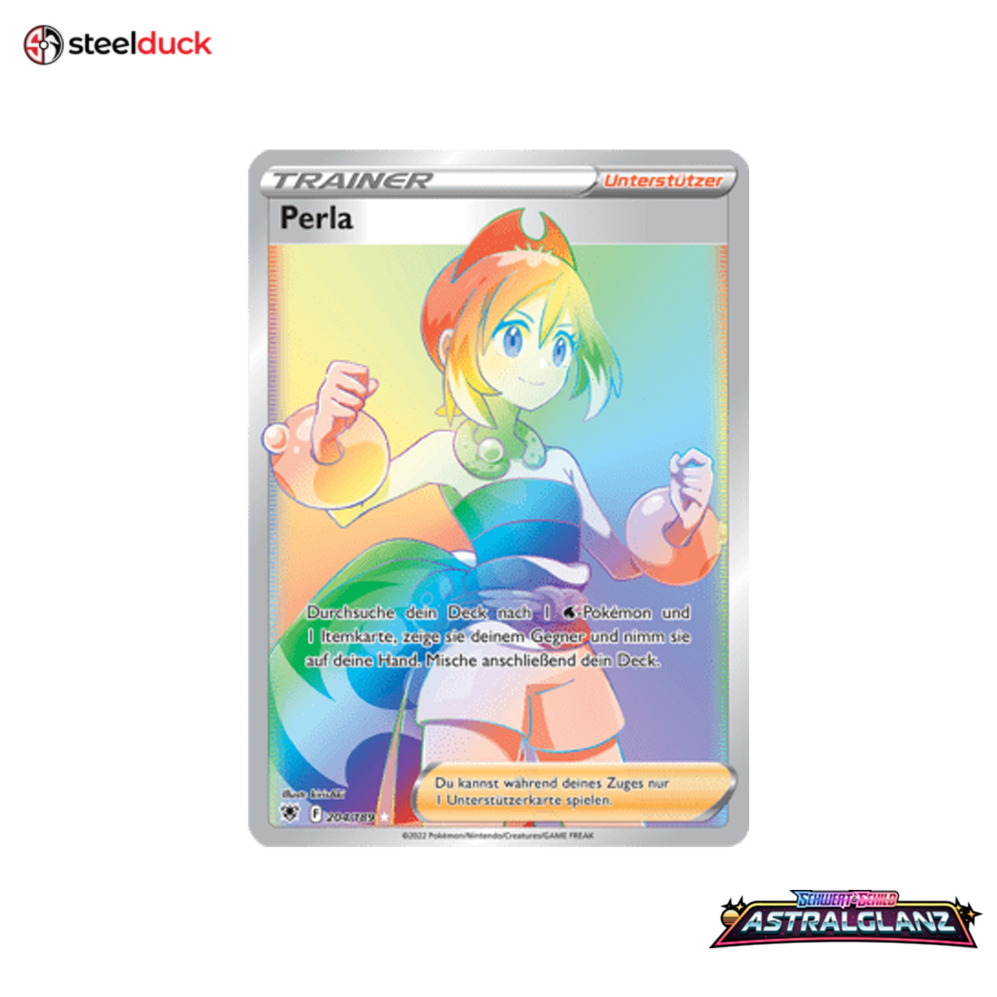 Perla (204/189) Astralglanz - Rainbow Rare