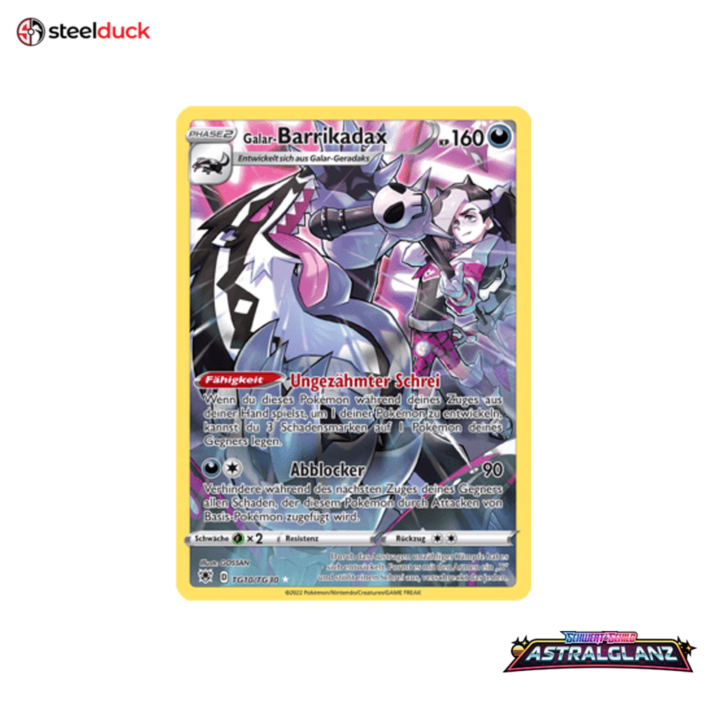 Galar-Barrikadax (TG10/TG30) Astralglanz - Trainer Gallery Holo Rare