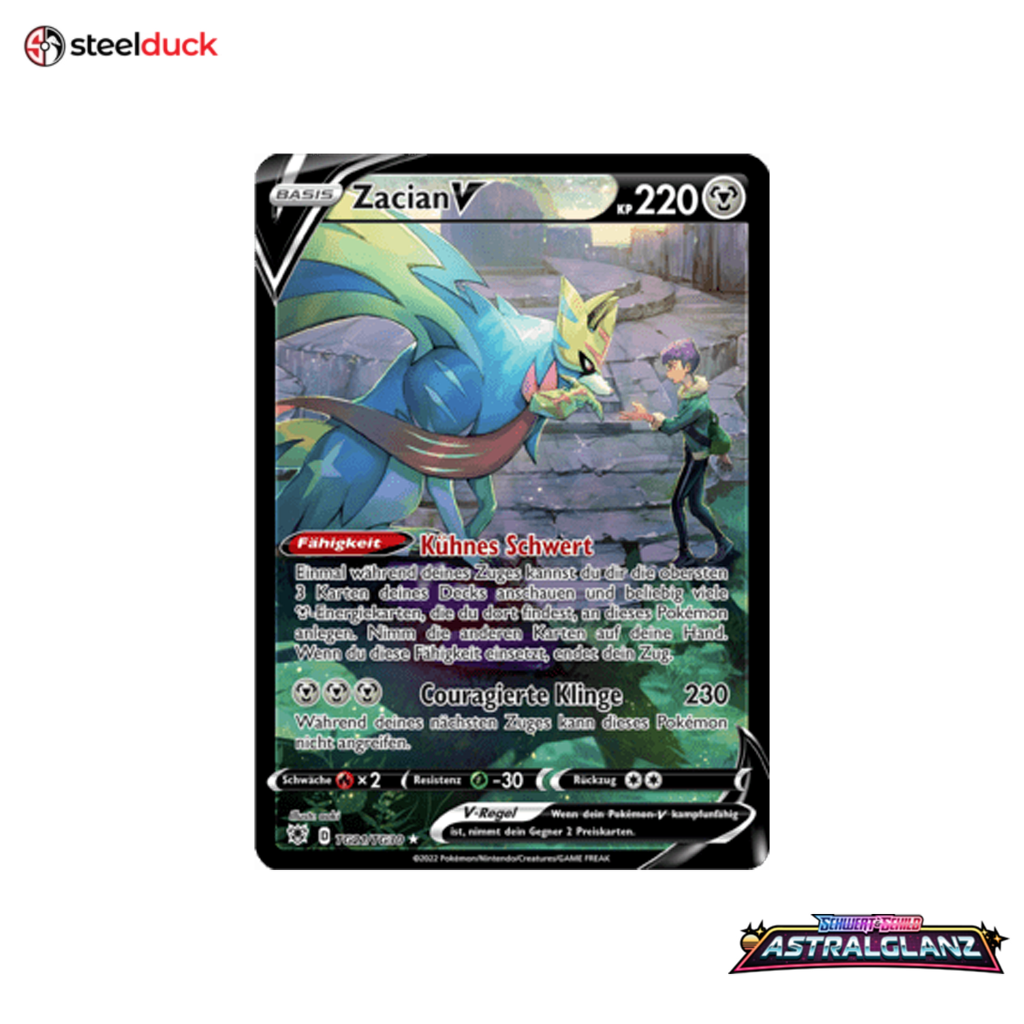 Zacian V (TG21/TG30) Astralglanz - Ultra Rare