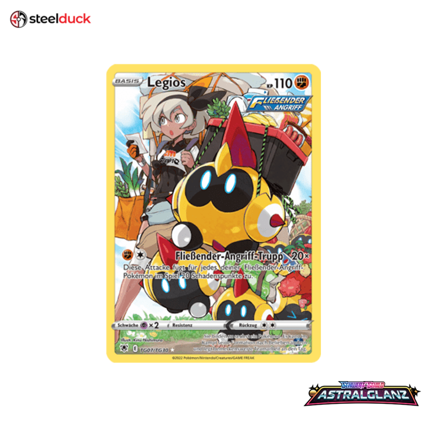 Legios (TG07/TG30) Astralglanz - Trainer Gallery Holo Rare