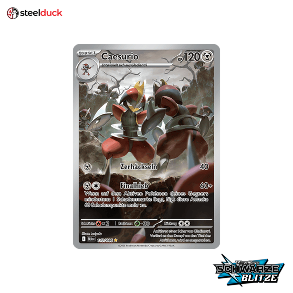 Caesurio (143/086) Schwarze Blitze - Illustration Rare