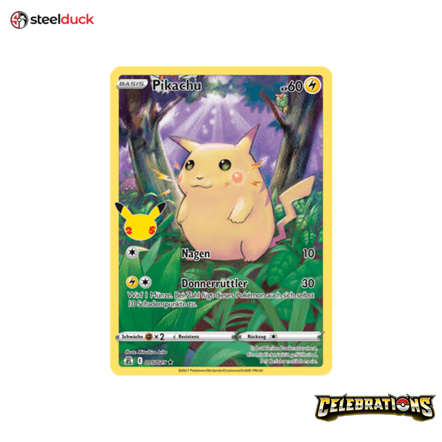 Pikachu (005/025) Celebrations - Holo Rare