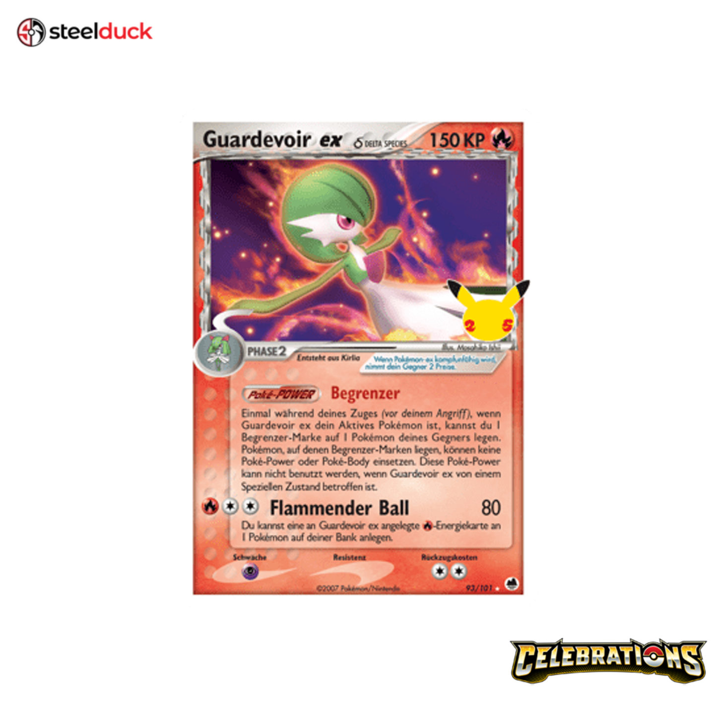 Guardevoir ex δ Delta Species (93/101) Celebrations - Classic Rare