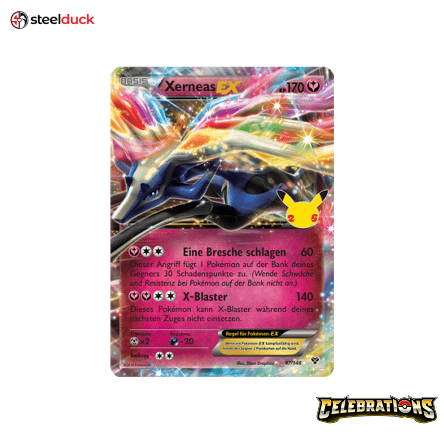 Xerneas EX (97/146) Celebrations - Classic Rare