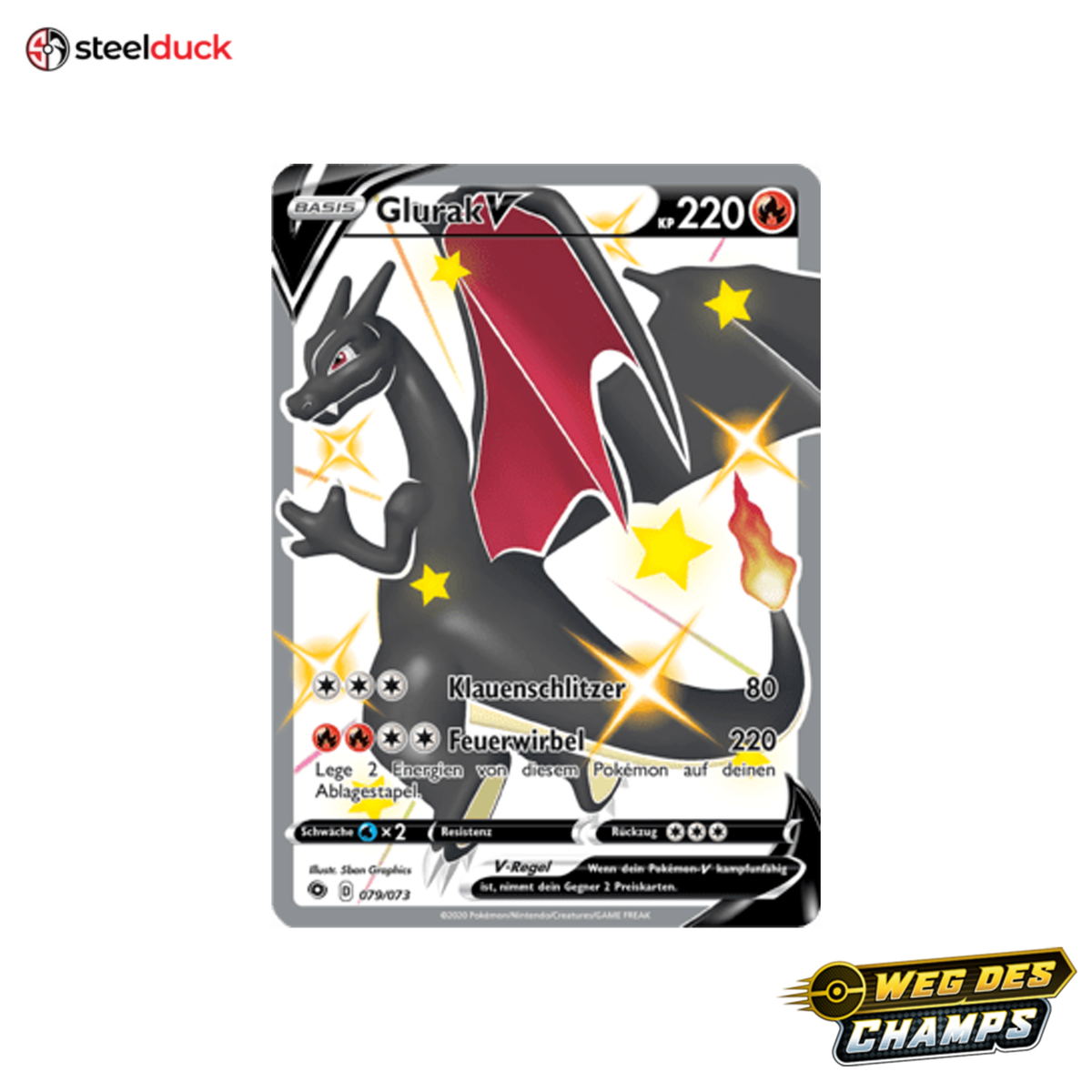 Glurak V (079/073) Weg des Champs - Secret Rare