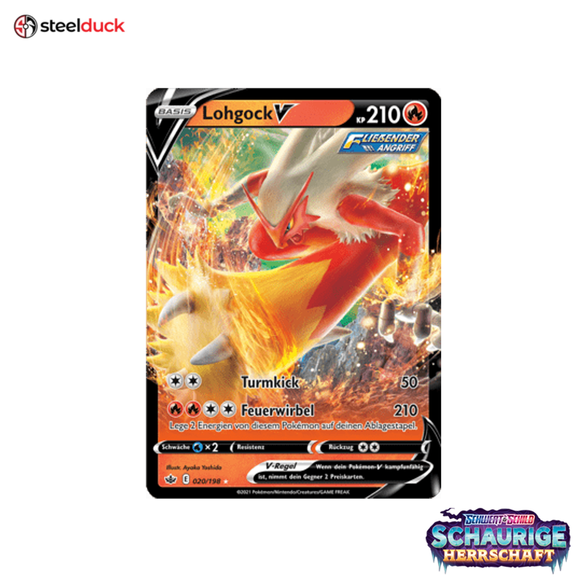 Lohgock V (020/198) Schaurige Herrschaft - Holo Rare V