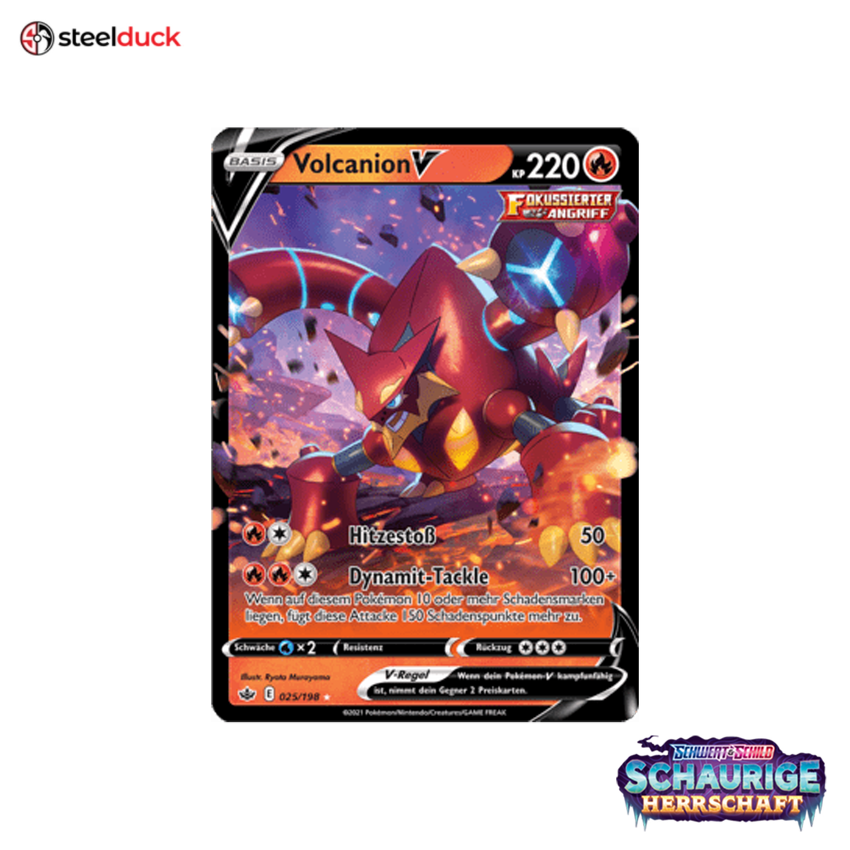 Volcanion V (025/198) Schaurige Herrschaft - Holo Rare V