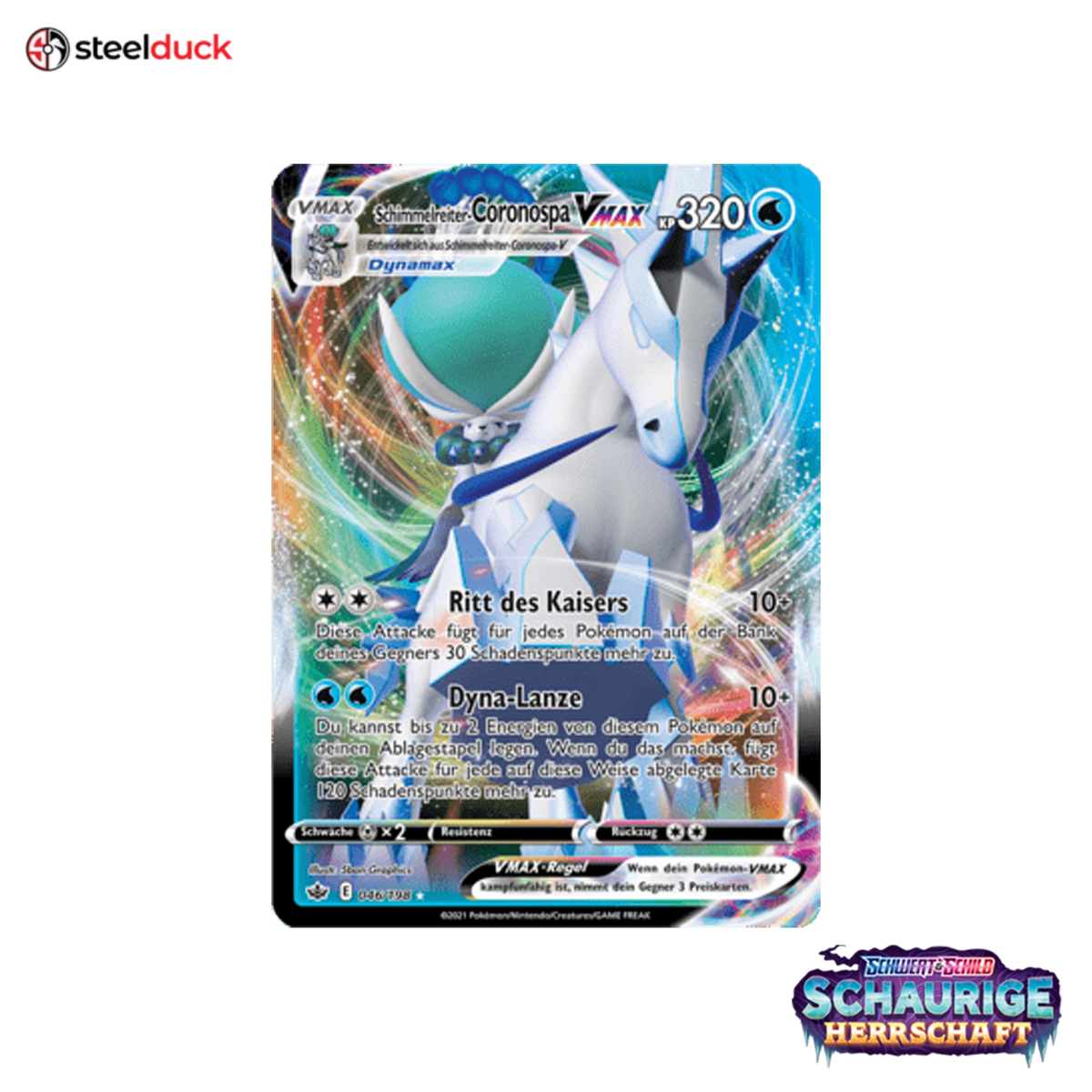 Schimmelreiter-Coronospa VMAX (046/198) Schaurige Herrschaft - Holo Rare VMAX