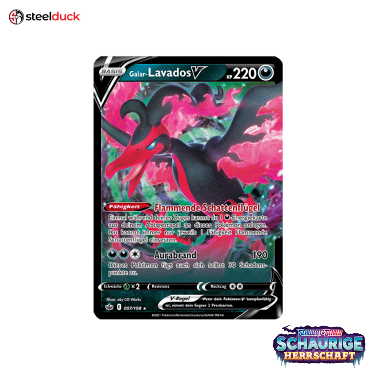 Galar-Lavados V (097/198) Schaurige Herrschaft - Holo Rare V