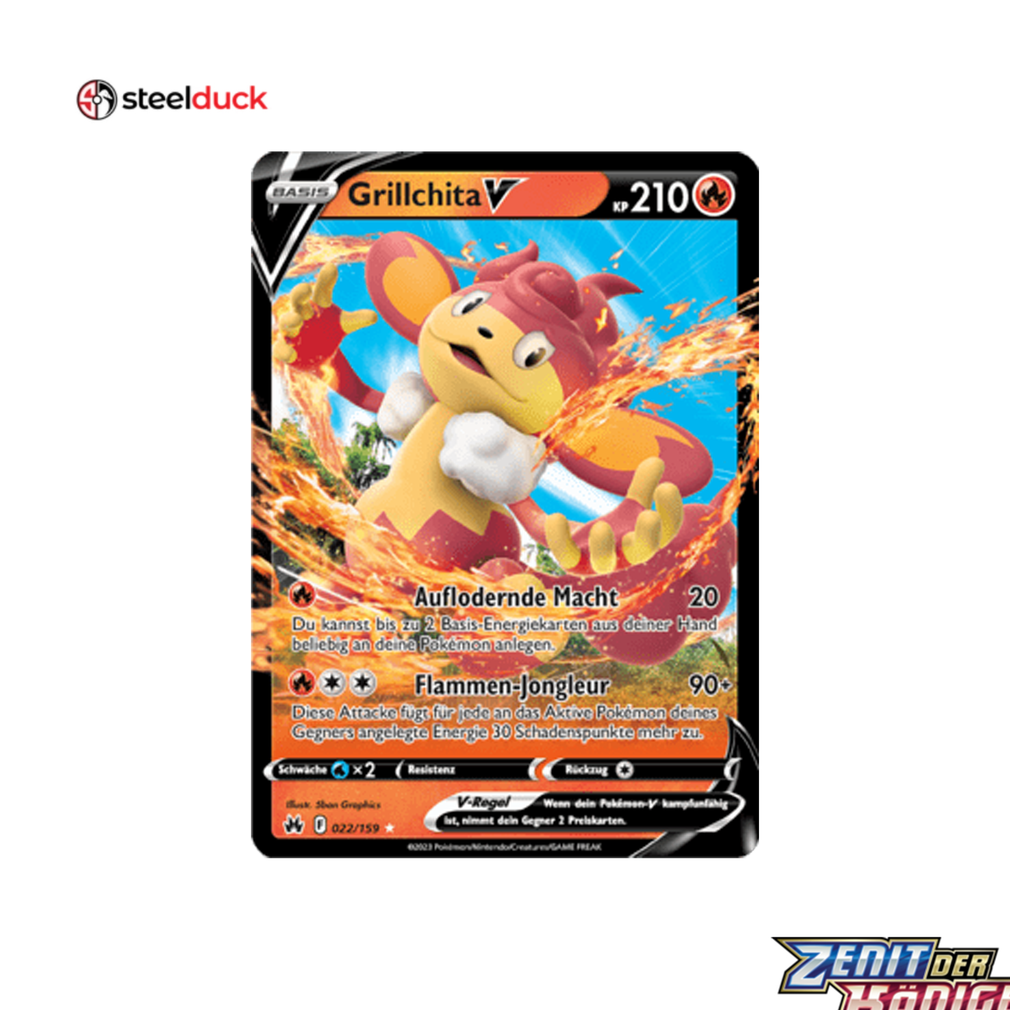 Grillchita V (022/159) Zenit der Könige - Holo Rare V
