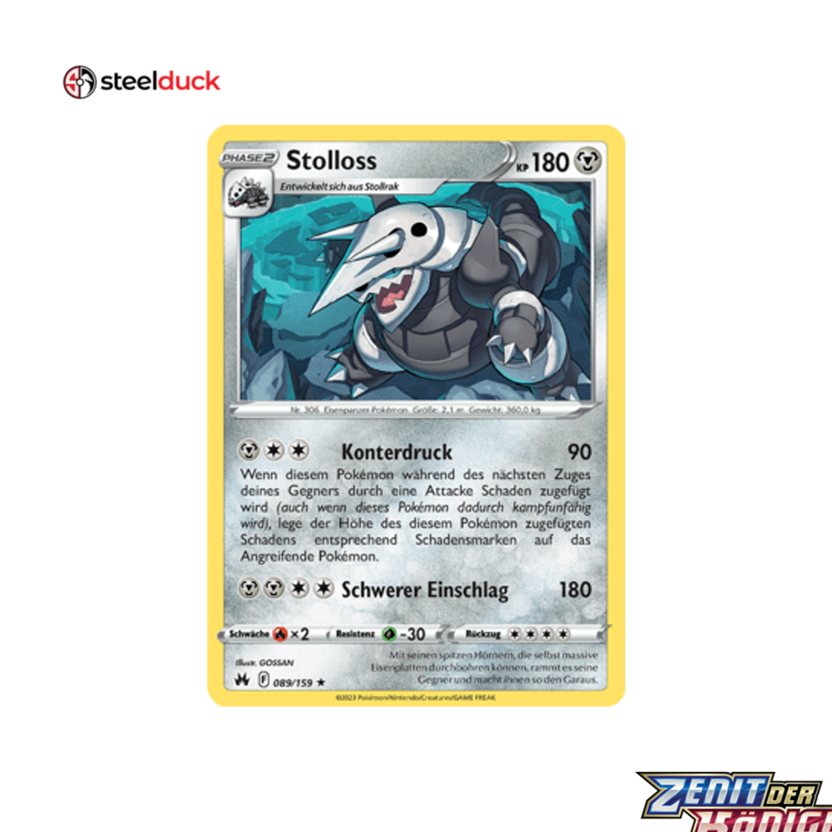 Stolloss (089/159) Zenit der Könige - Holo Rare
