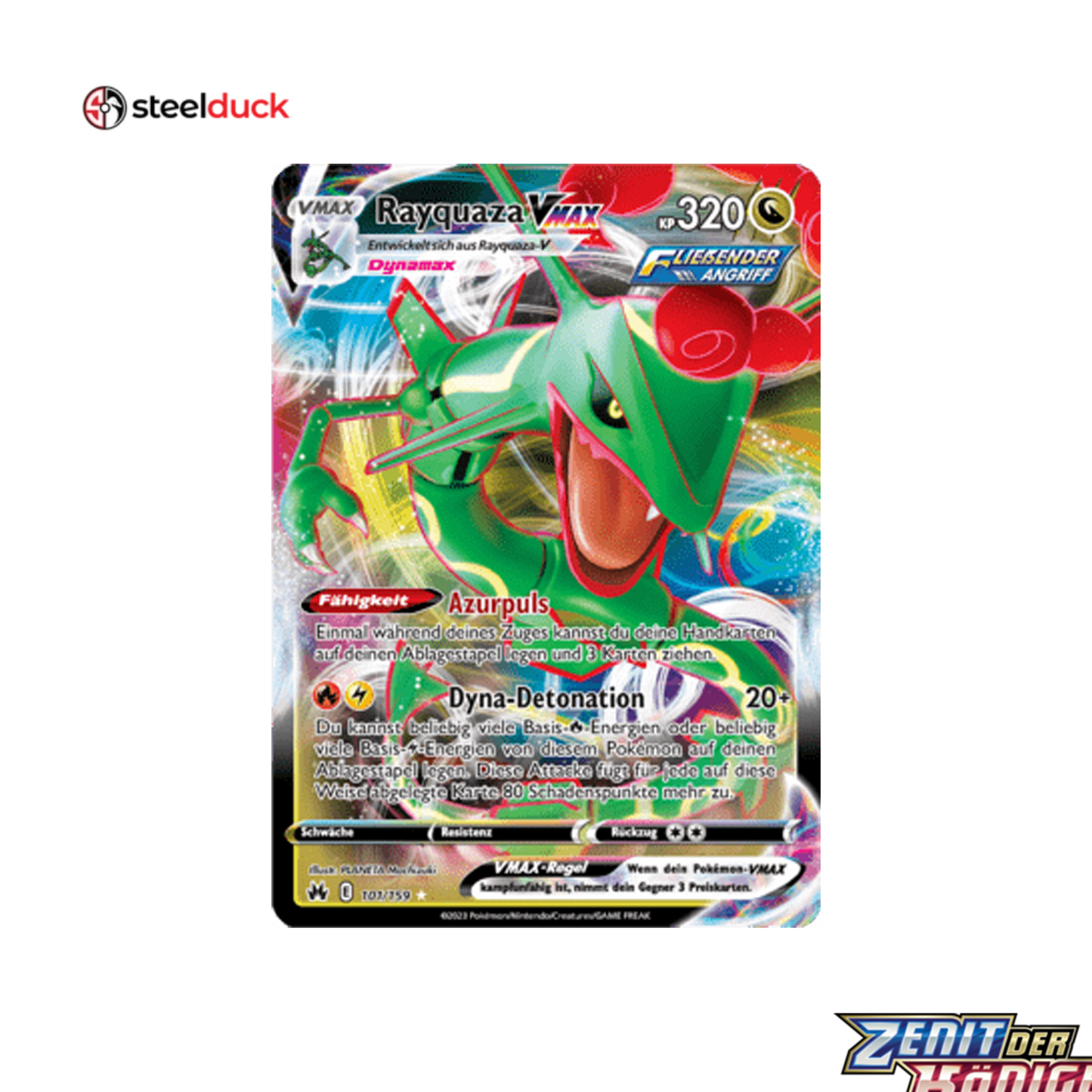 Rayquaza VMAX (101/159) Zenit der Könige - Holo Rare VMAX