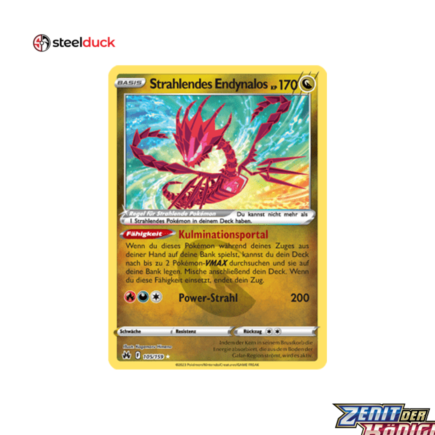 Strahlendes Endynalos (105/159) Zenit der Könige - Shiny Rare