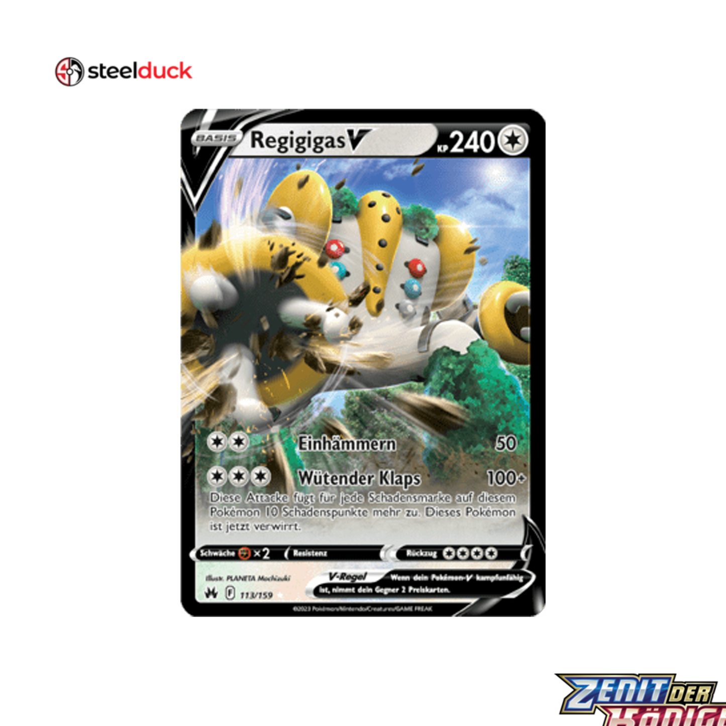 Regigigas V (113/159) Zenit der Könige - Holo Rare V
