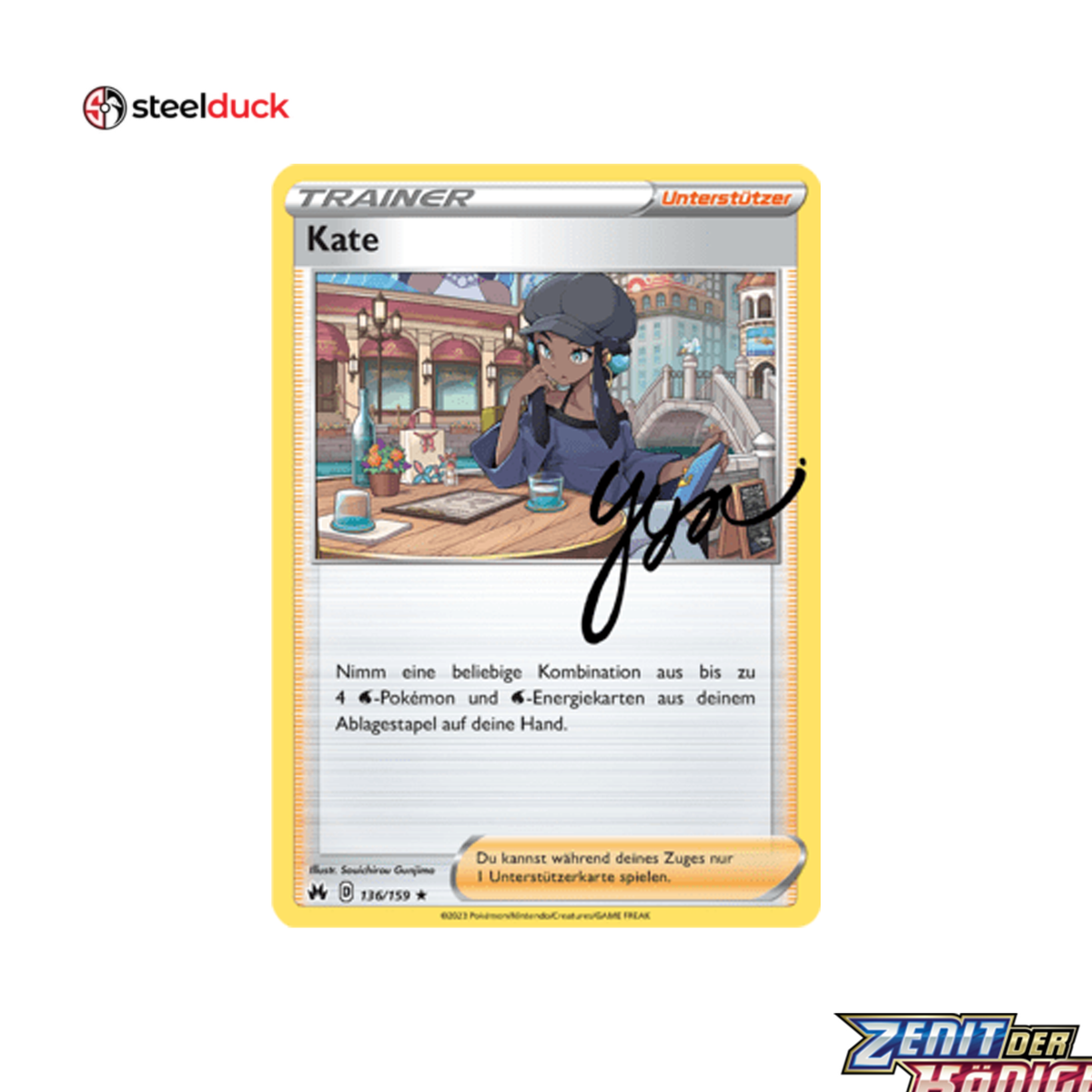 Kate (136/159) Zenit der Könige - Holo Rare
