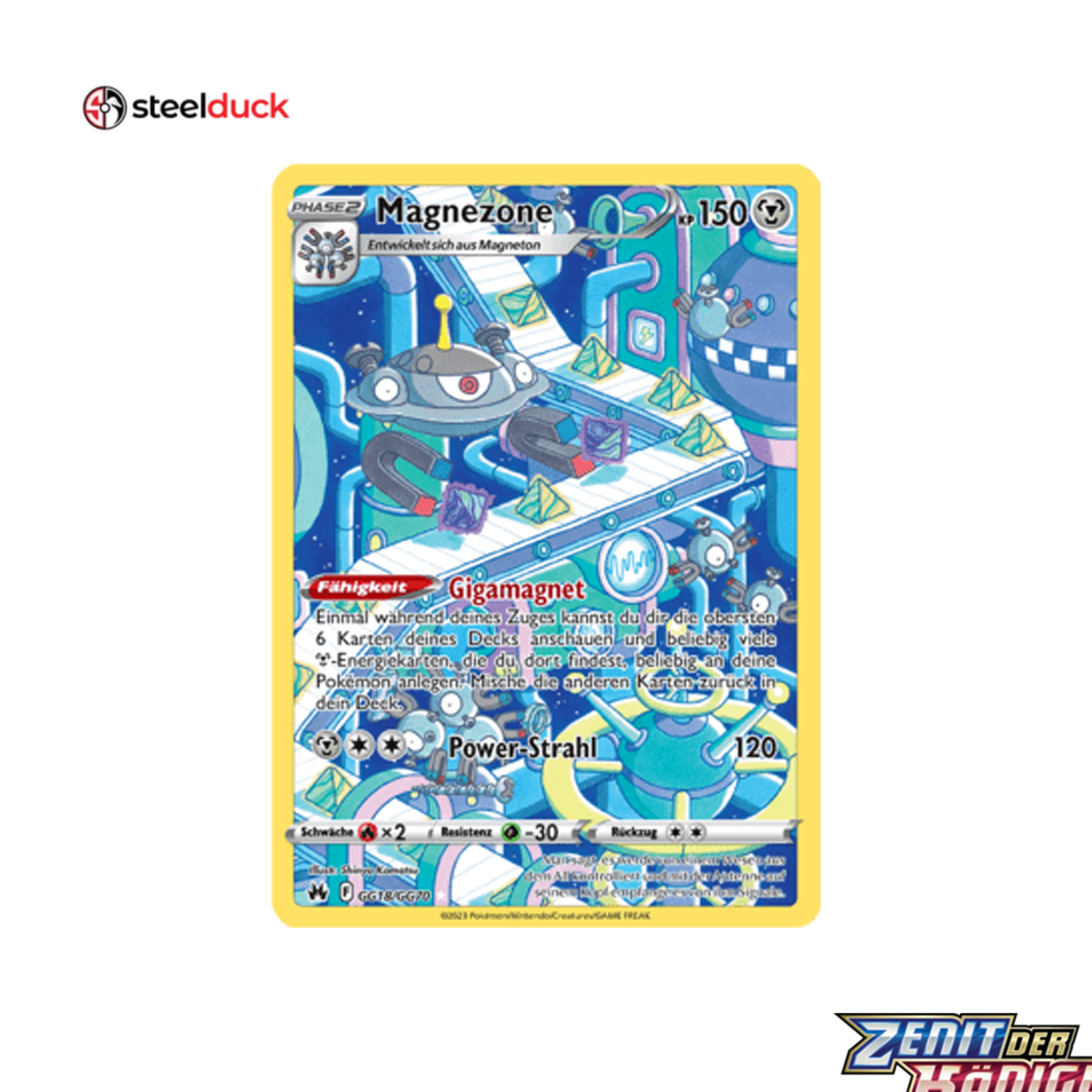 Magnezone (GG18/GG70) Zenit der Könige - Illustration Rare