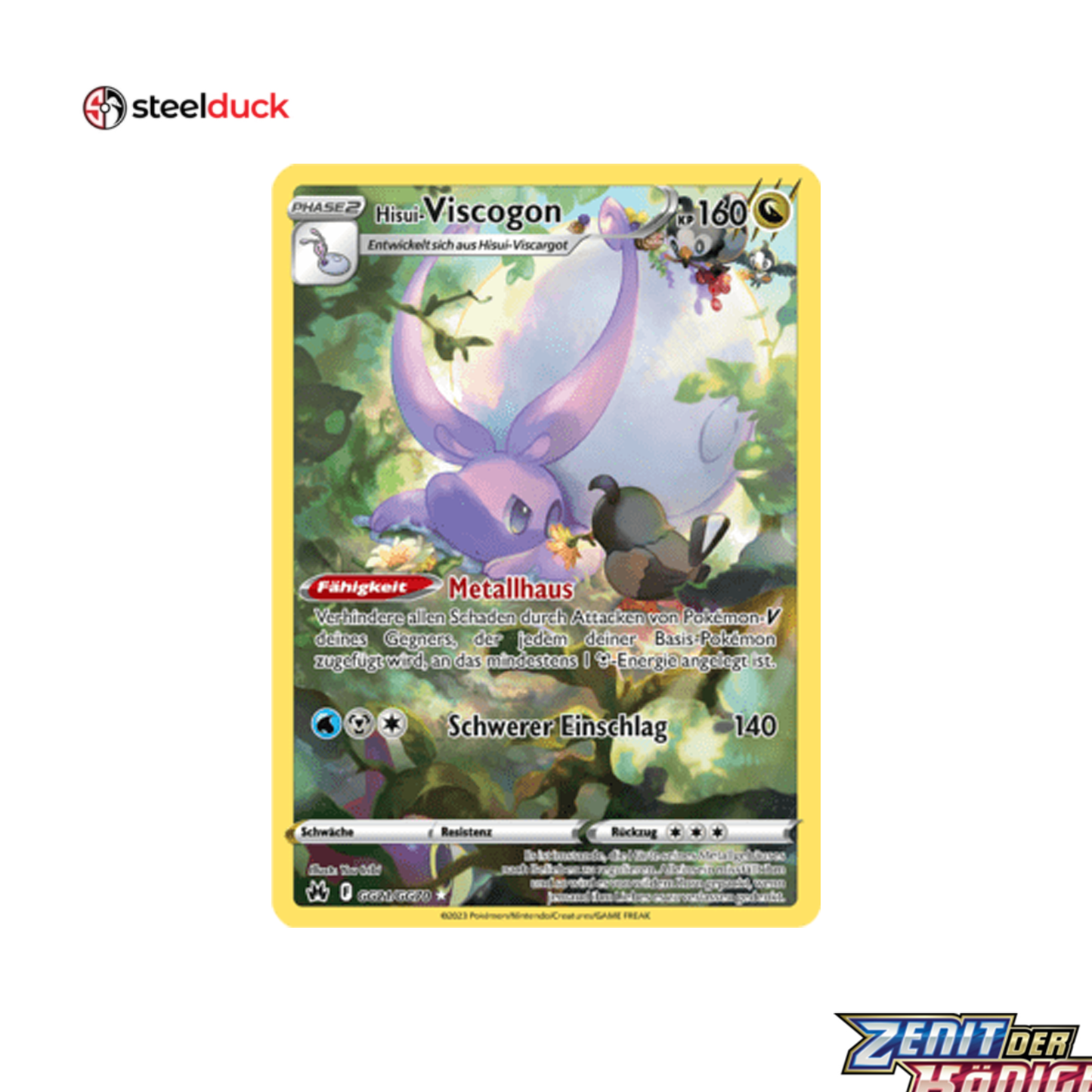 Hisui-Viscogon (GG21/GG70) Zenit der Könige - Illustration Rare