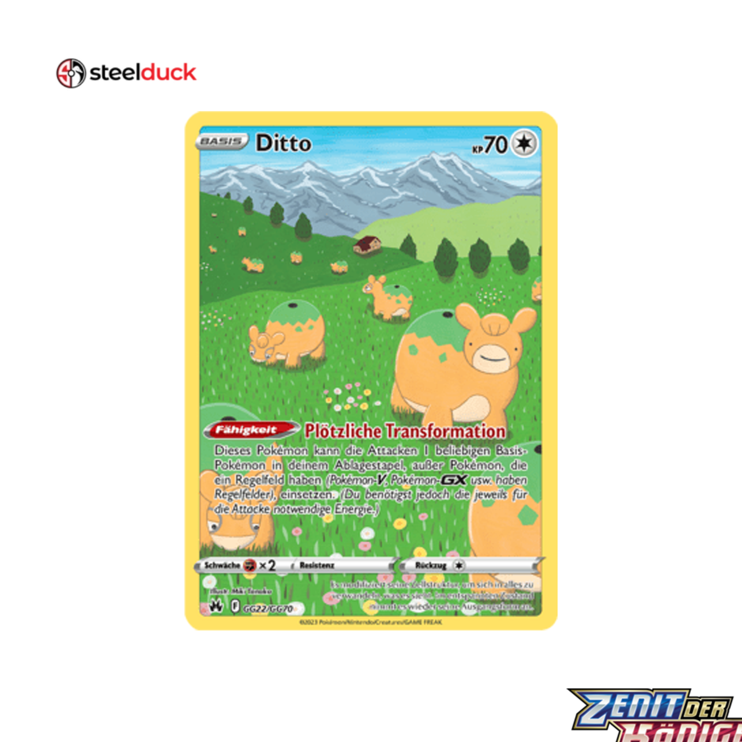 Ditto (GG22/GG70) Zenit der Könige - Illustration Rare