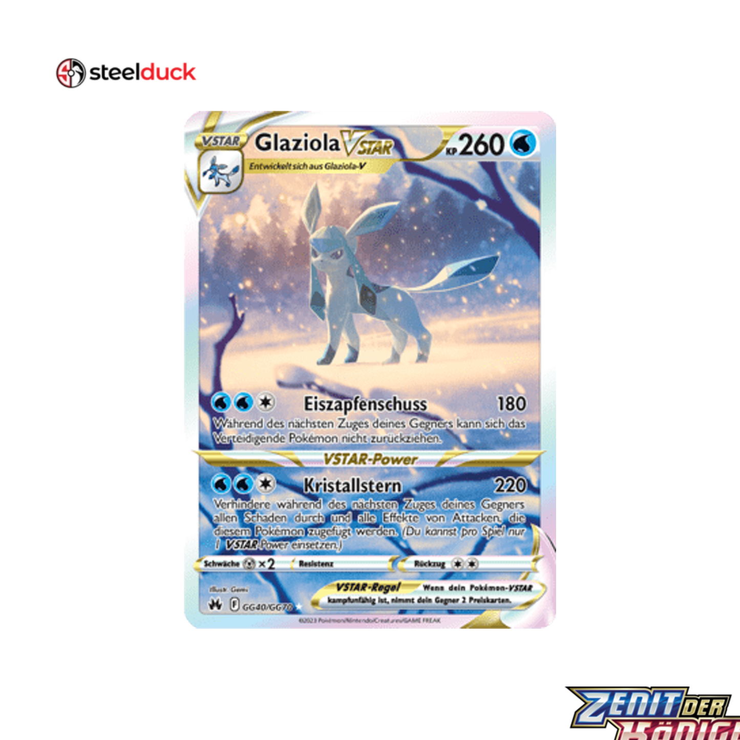 Glaziola VSTAR (GG40/GG70) Zenit der Könige - Special Illustration Rare