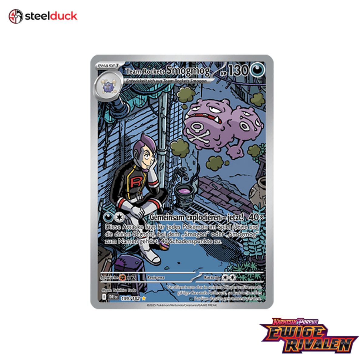 Team Rockets Smogmog (199/182) Ewige Rivalen - Illustration Rare