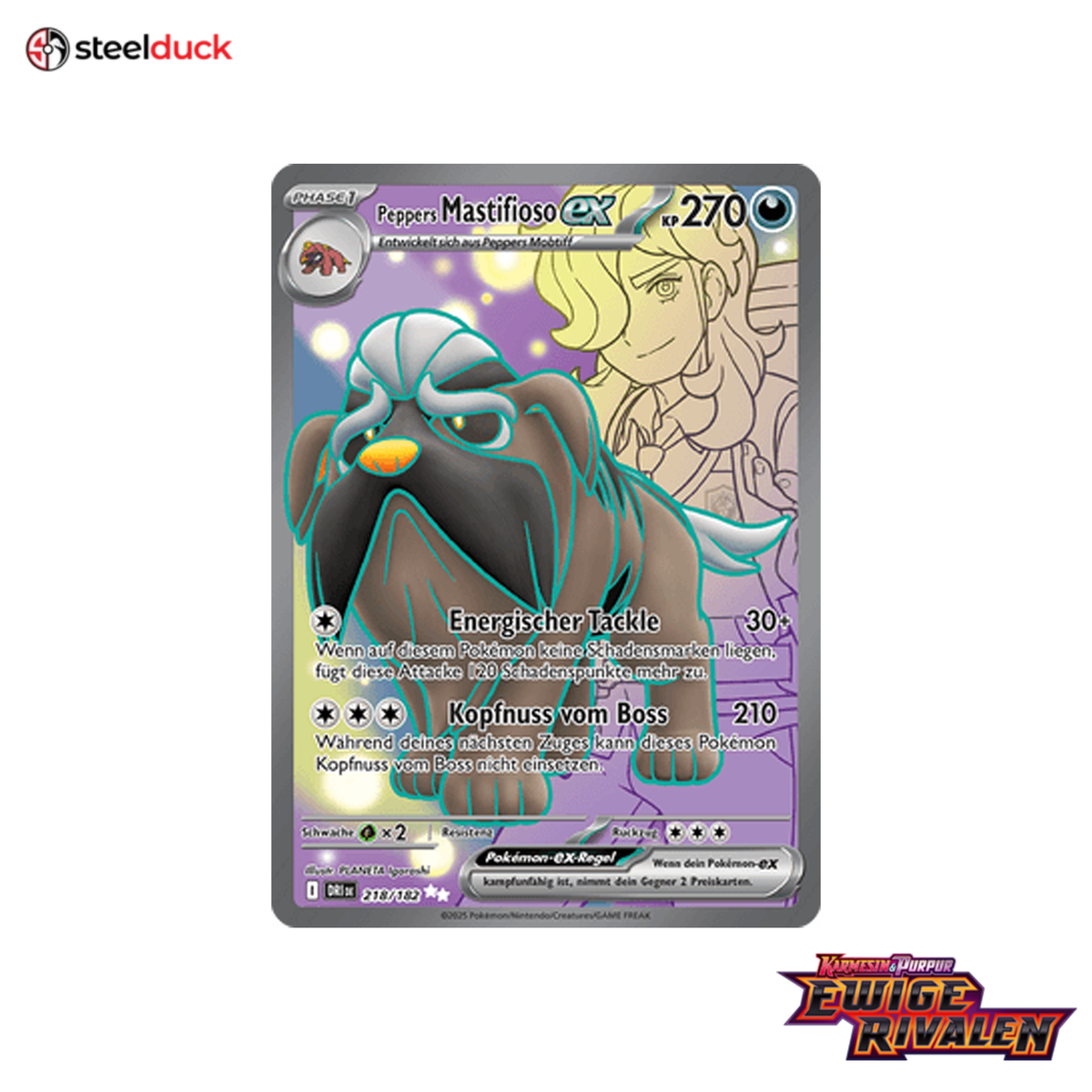 Peppers Mastifioso ex (218/182) Ewige Rivalen - Ultra Rare