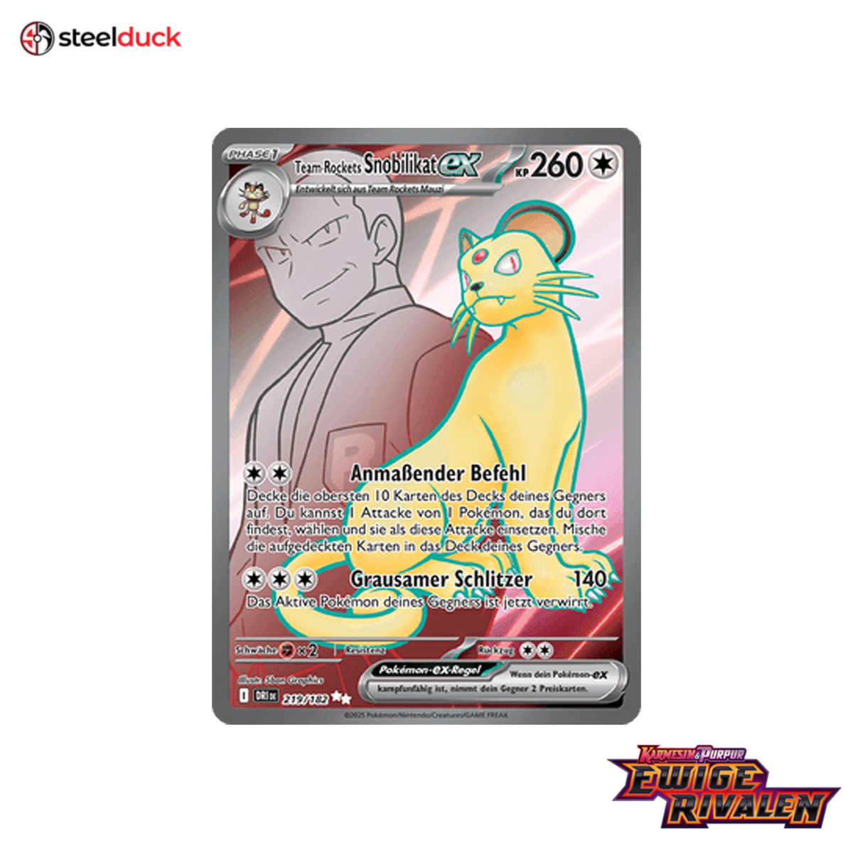Team Rockets Snobilikat ex (219/182) Ewige Rivalen - Ultra Rare