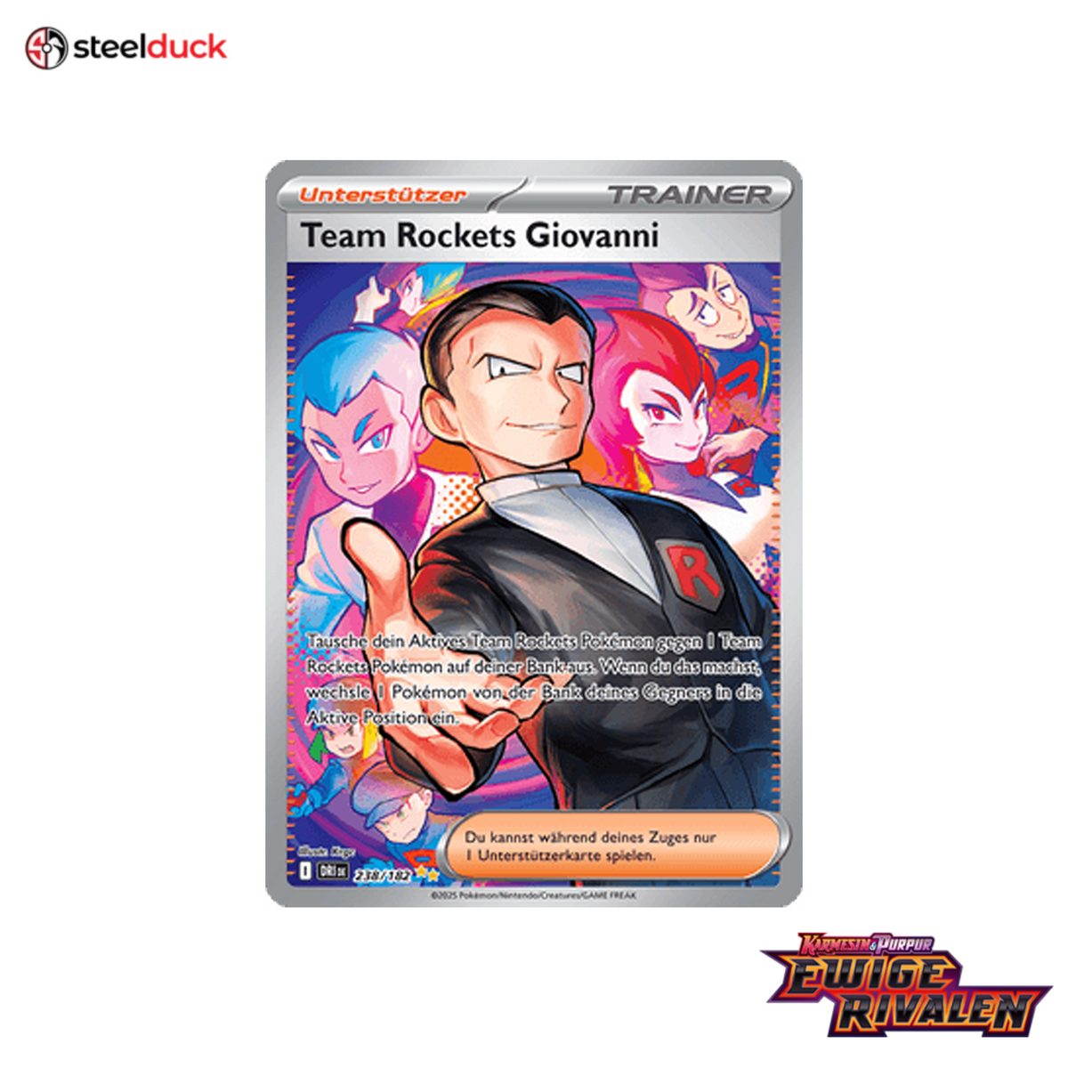 Team Rockets Giovanni (238/182) Ewige Rivalen - Special Illustration Rare