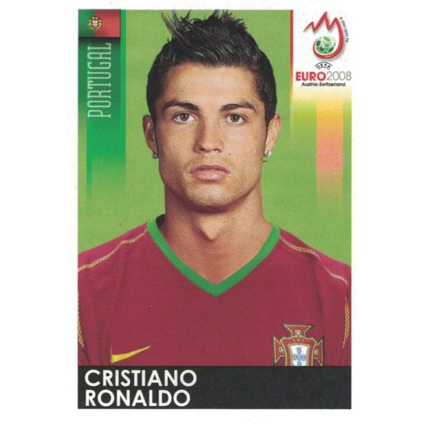 Panini 2008 Uefa Euro EM Christiano Ronaldo Portugal