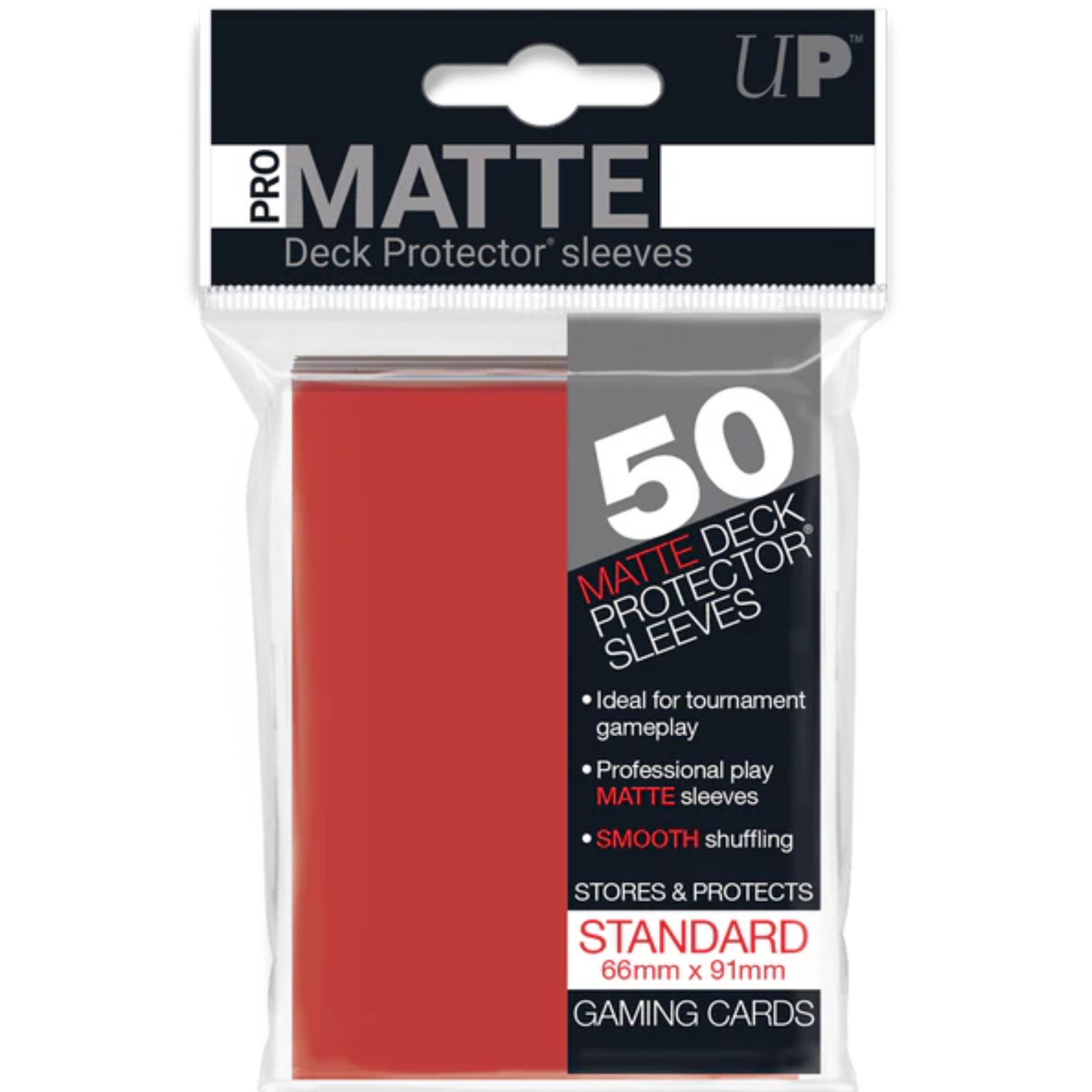 Ultra Pro - Pro Matte Deck Protector Sleeves - 50 - Rot