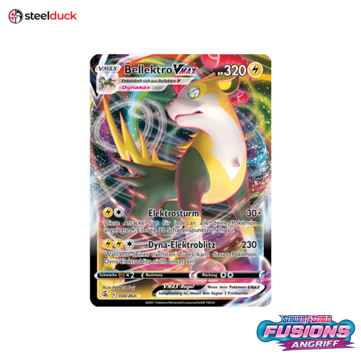 Bellektro VMAX (104/264) Fusionsangriff - Holo Rare VMAX