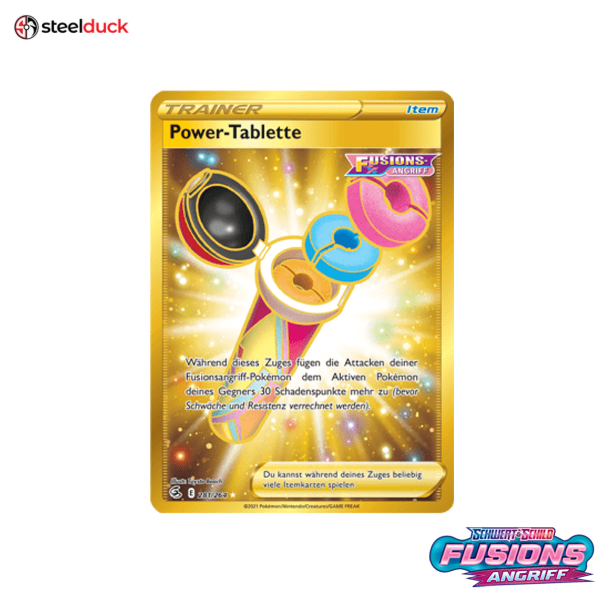 Power-Tablette (281/264) Fusionsangriff - Secret Rare