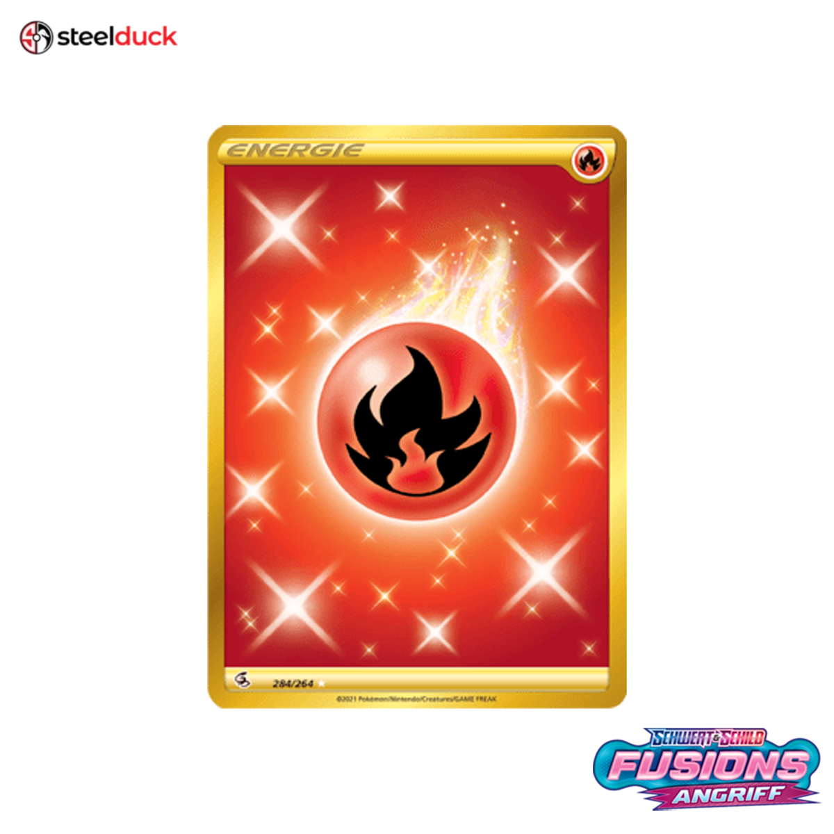 Feuer-Energie (284/264) Fusionsangriff - Secret Rare