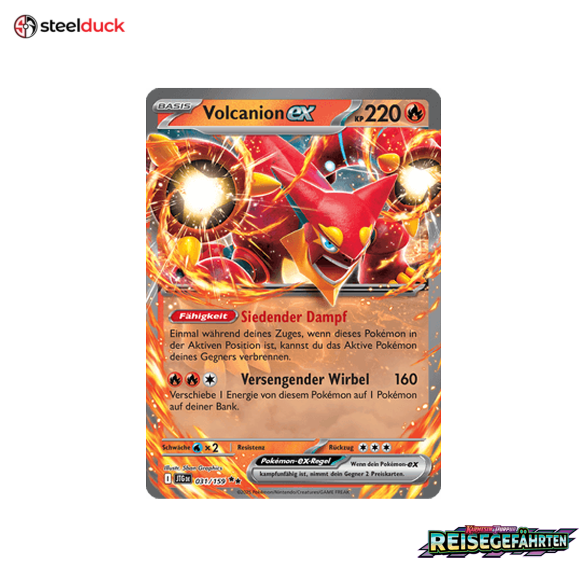 Volcanion ex (031/159) Reisegefährten - Double Rare