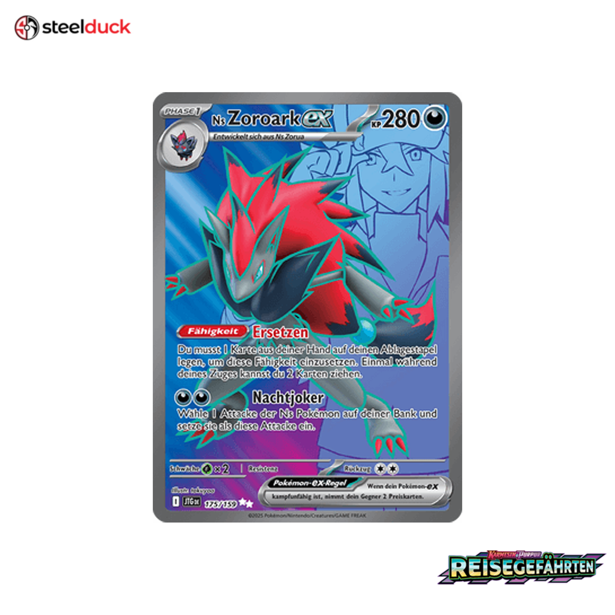 Ns Zoroark ex (175/159) Reisegefährten - Ultra Rare