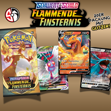 Pokémon Flammende Finsternis – Kartenpaket (20 Karten) – Deutsch – inkl. 1 Hit-Karte