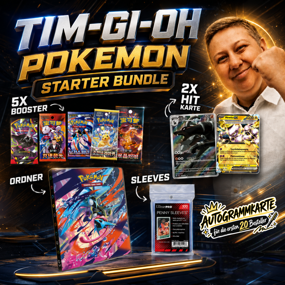 Pokémon - Tim-Gi-Oh Starter-Bundle! Starte dein Pokémon-Abenteuer noch heute!