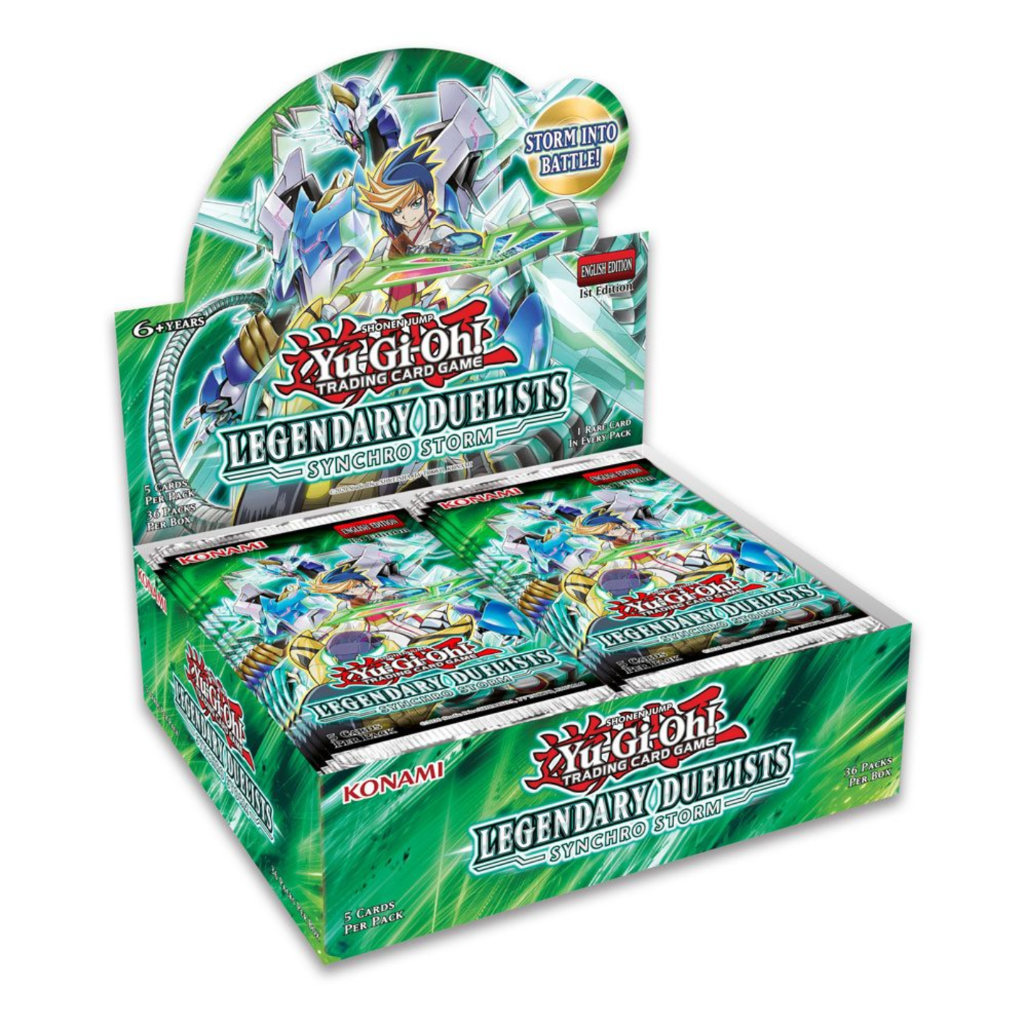 Yu-Gi-Oh! Synchron Storm LED8 Booster-Display 1. Auflage (Englisch)