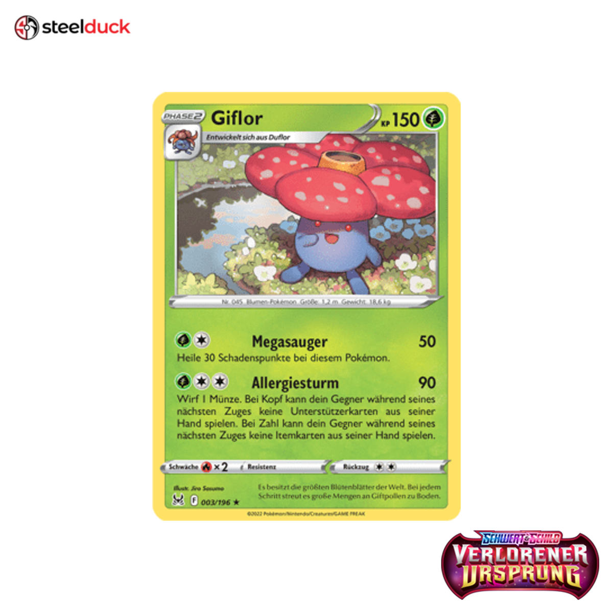Giflor (003/196) Verlorener Ursprung - Holo Rare