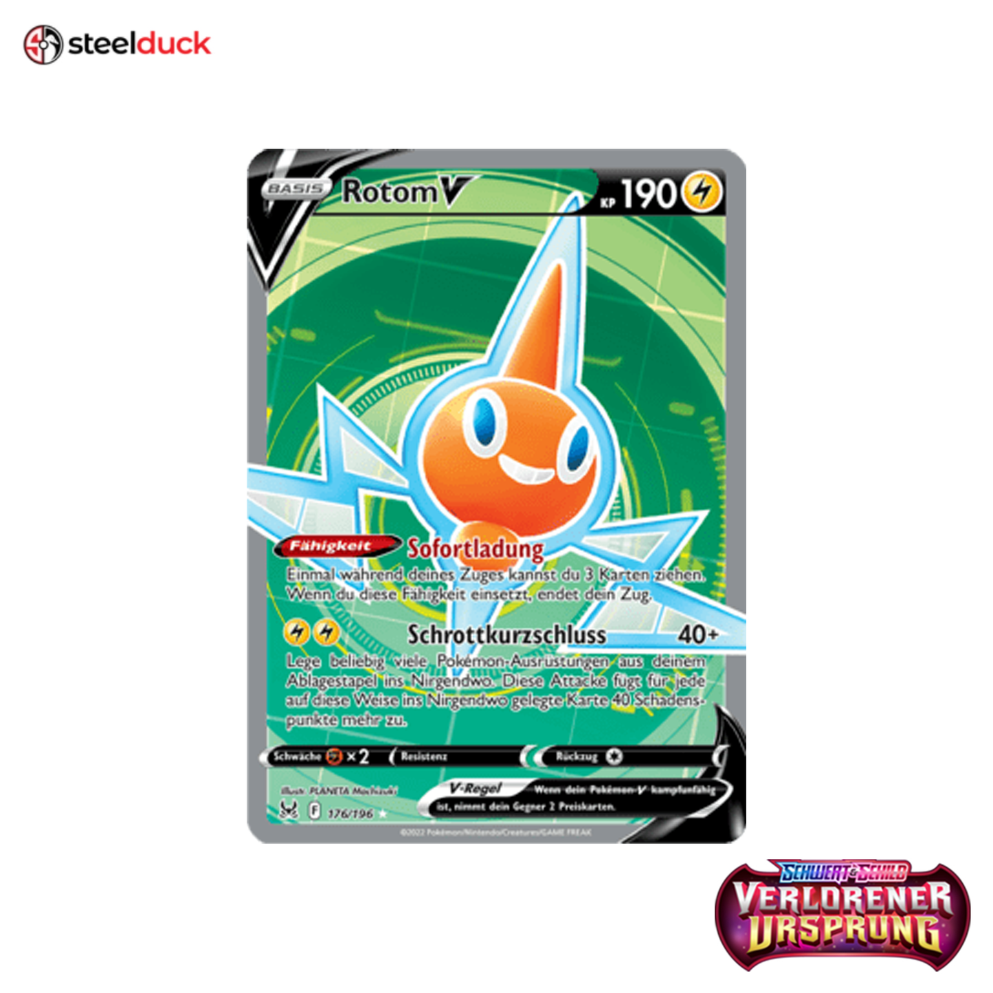 Rotom V (176/196) Verlorener Ursprung - Ultra Rare