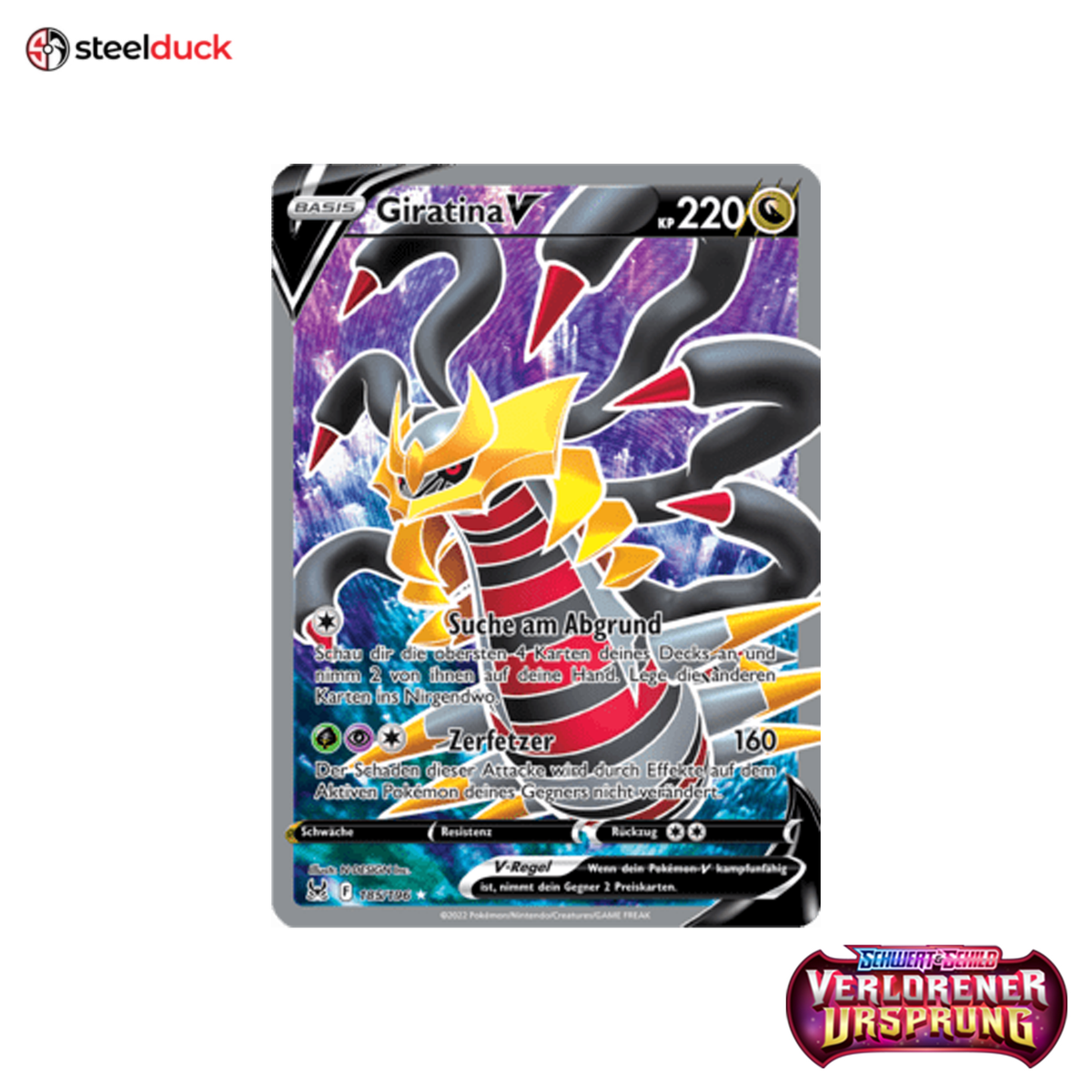 Giratina V (185/196) Verlorener Ursprung - Ultra Rare