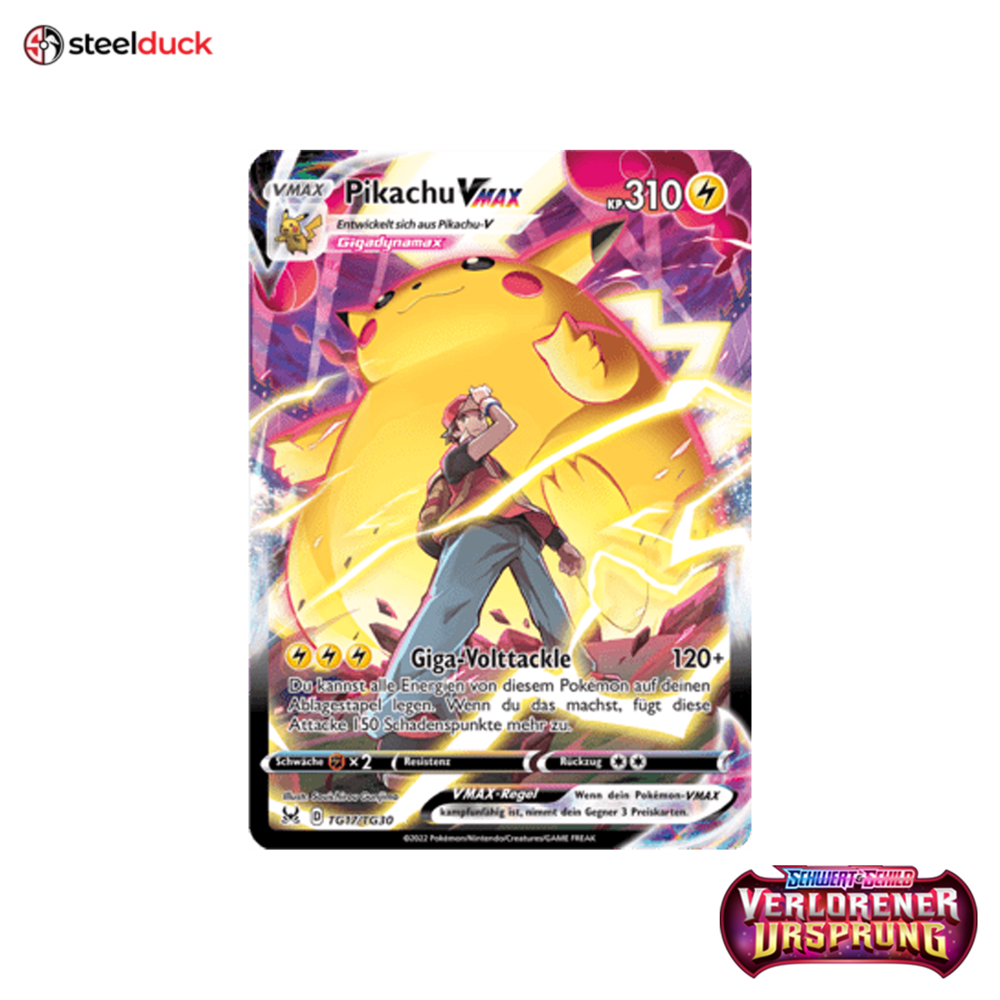 Pikachu VMAX (TG17/TG30) Verlorener Ursprung - Ultra Rare