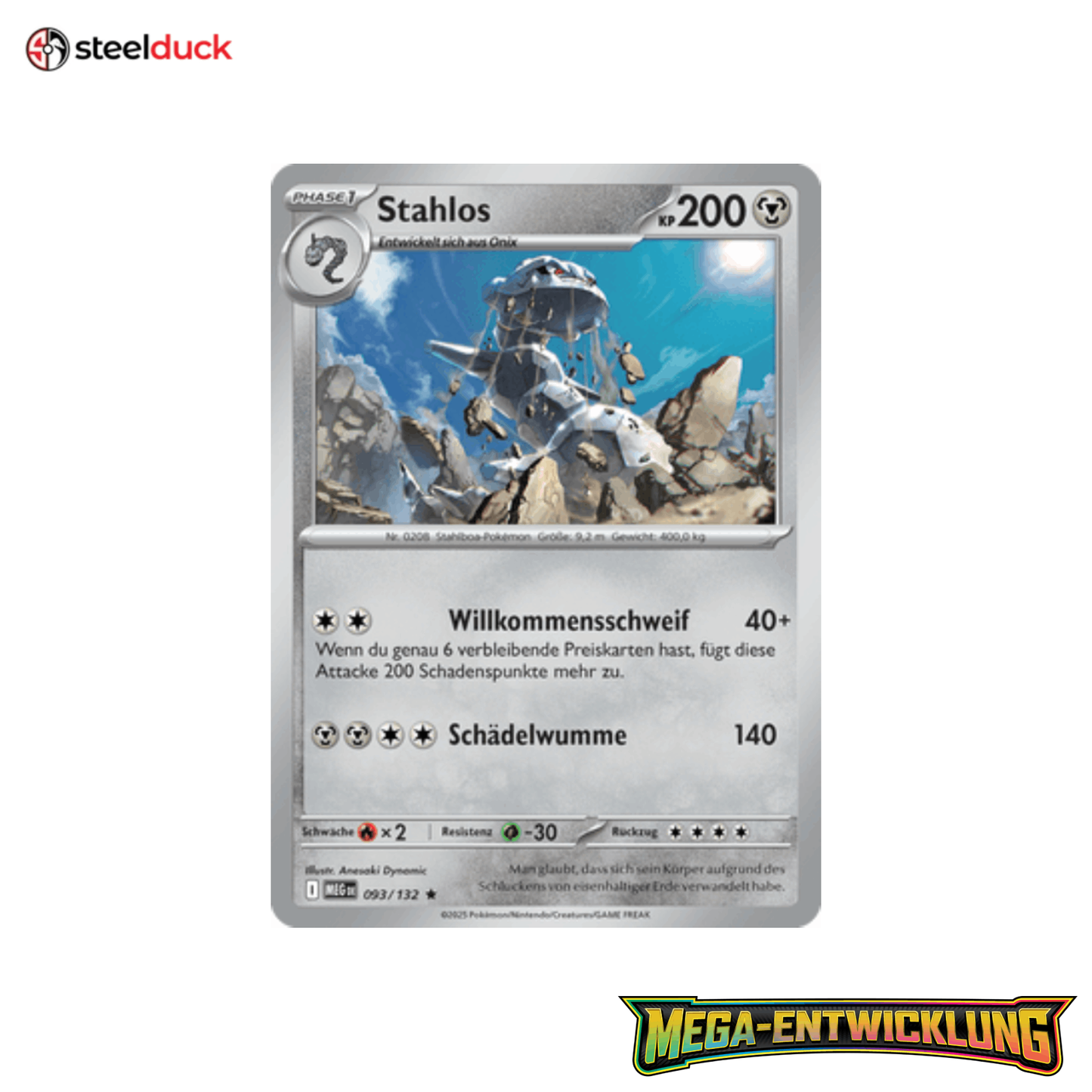 Stahlos (093/132) Mega-Entwicklung - Rare