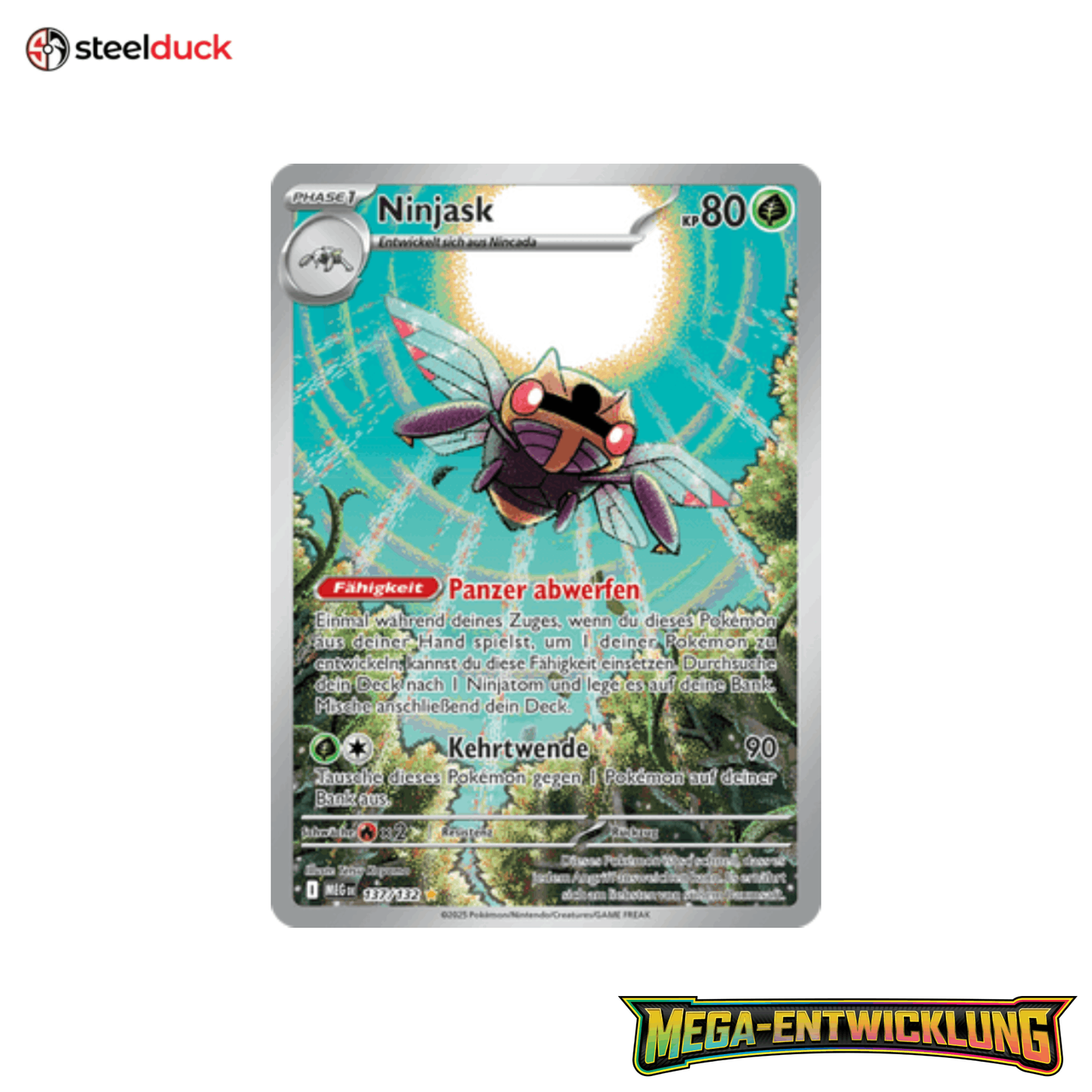 Ninjask (137/132) Mega-Entwicklung - Illustration Rare