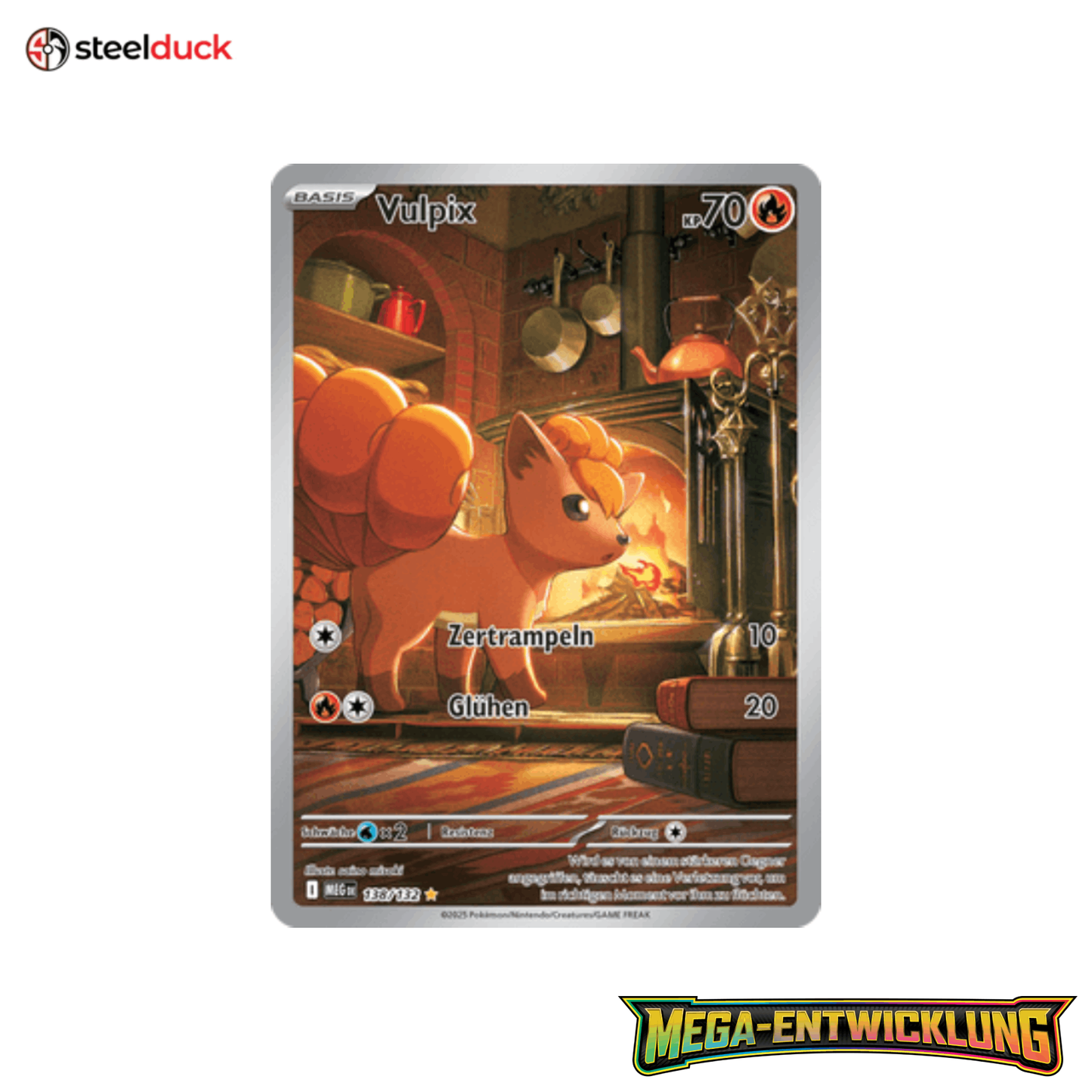 Vulpix (138/132) Mega-Entwicklung - Illustration Rare