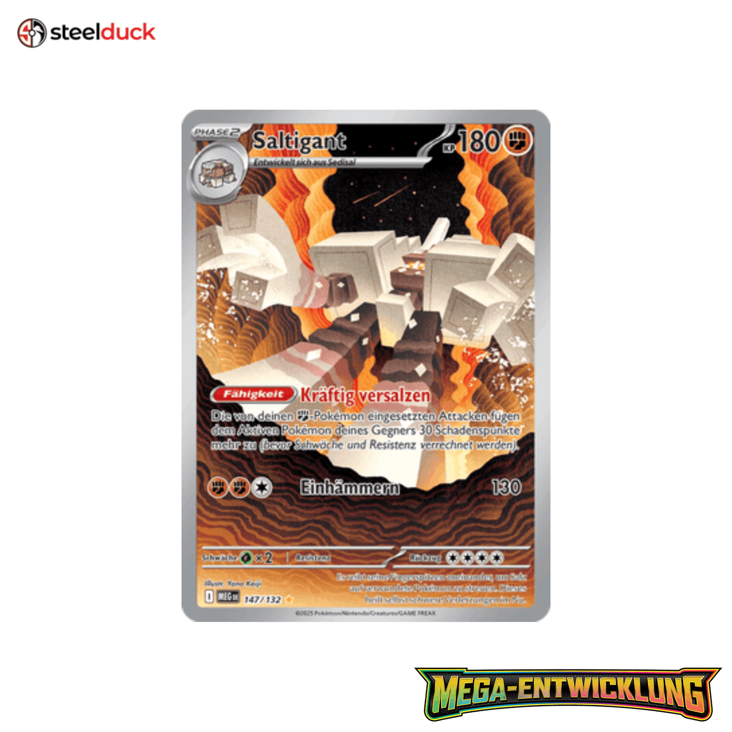 Saltigant (147/132) Mega-Entwicklung - Illustration Rare
