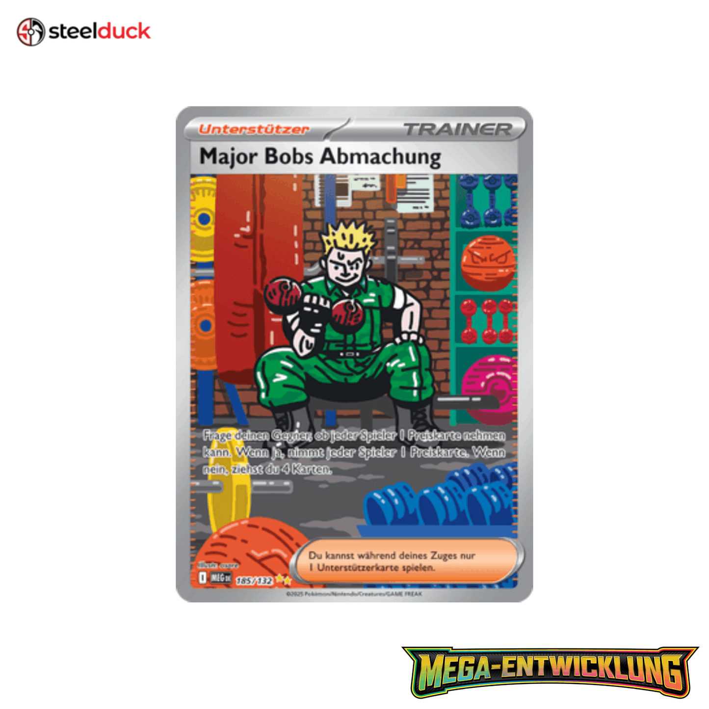 Major Bobs Abmachung (185/132) Mega-Entwicklung - Special Illustration Rare