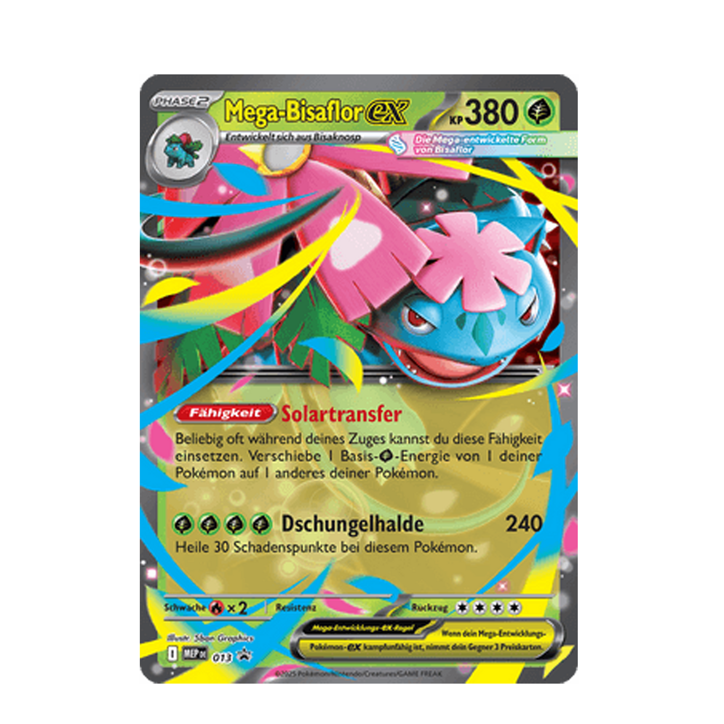 Mega-Bisaflor ex (013) ME Black Star Promos