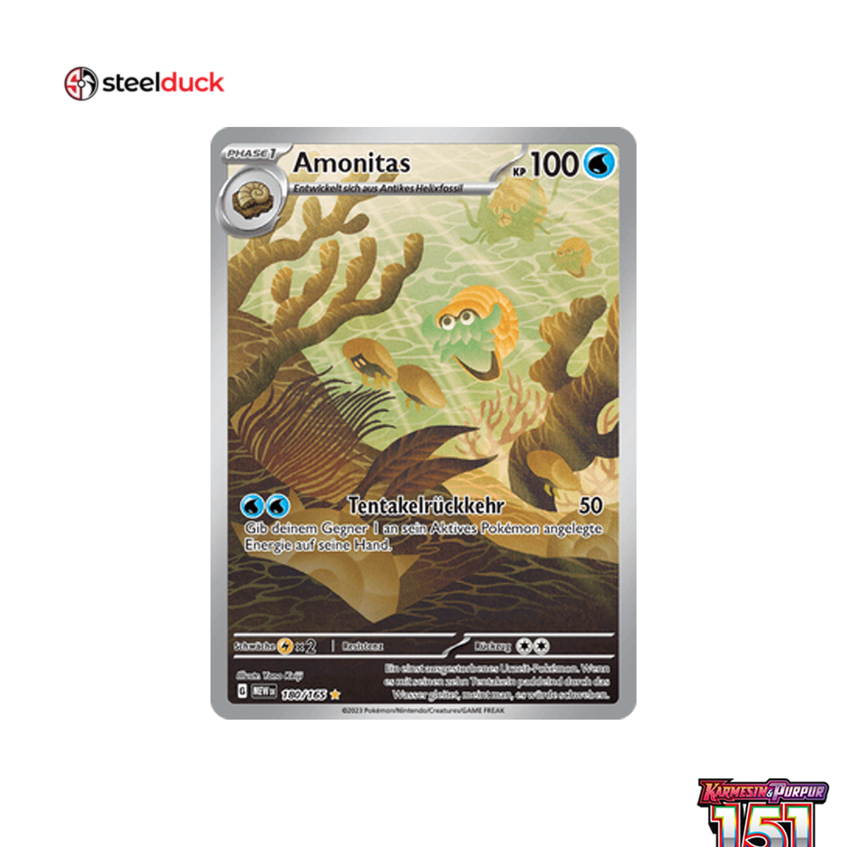 Amonitas (180/165) 151 - Illustration Rare