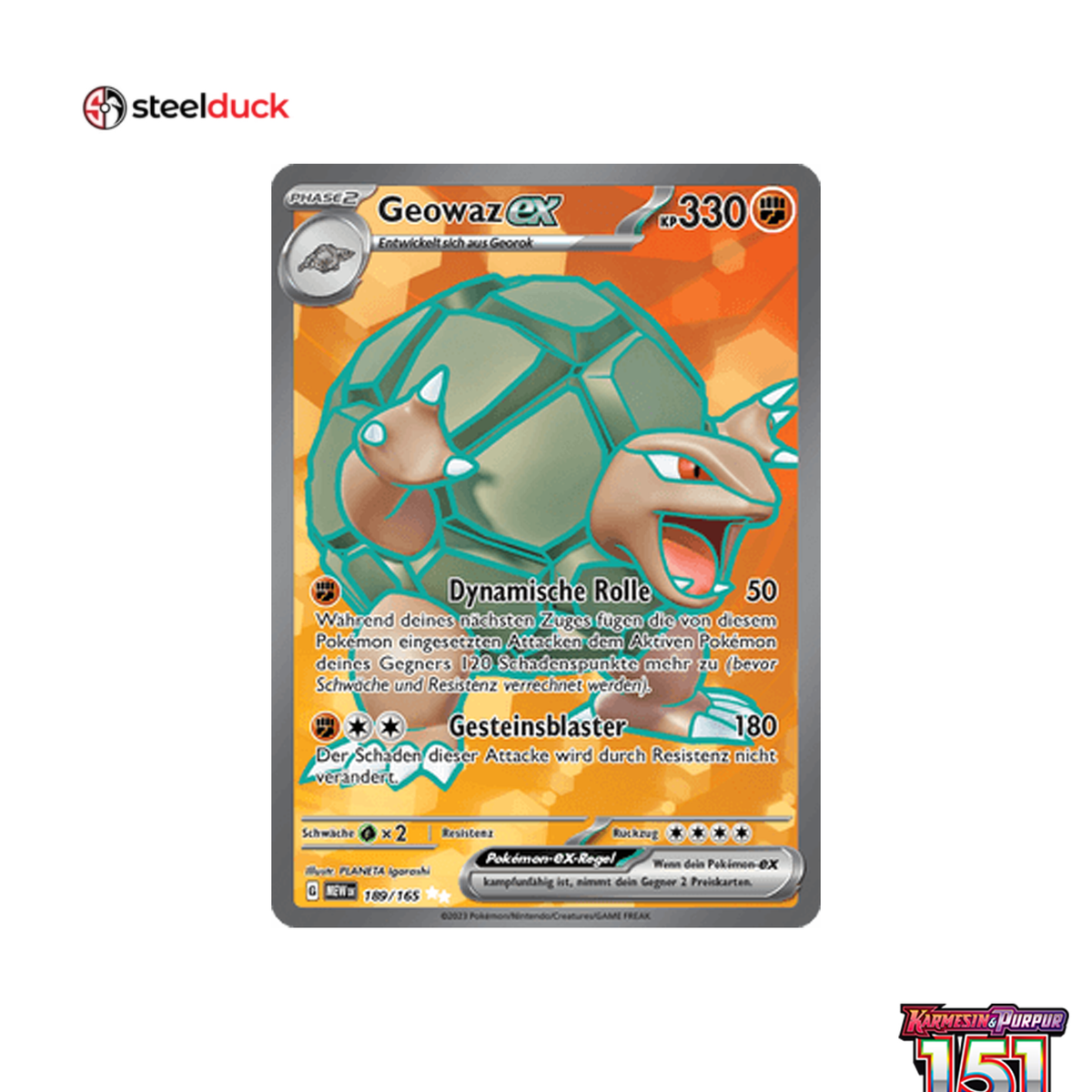 Geowaz ex (189/165) 151 - Ultra Rare